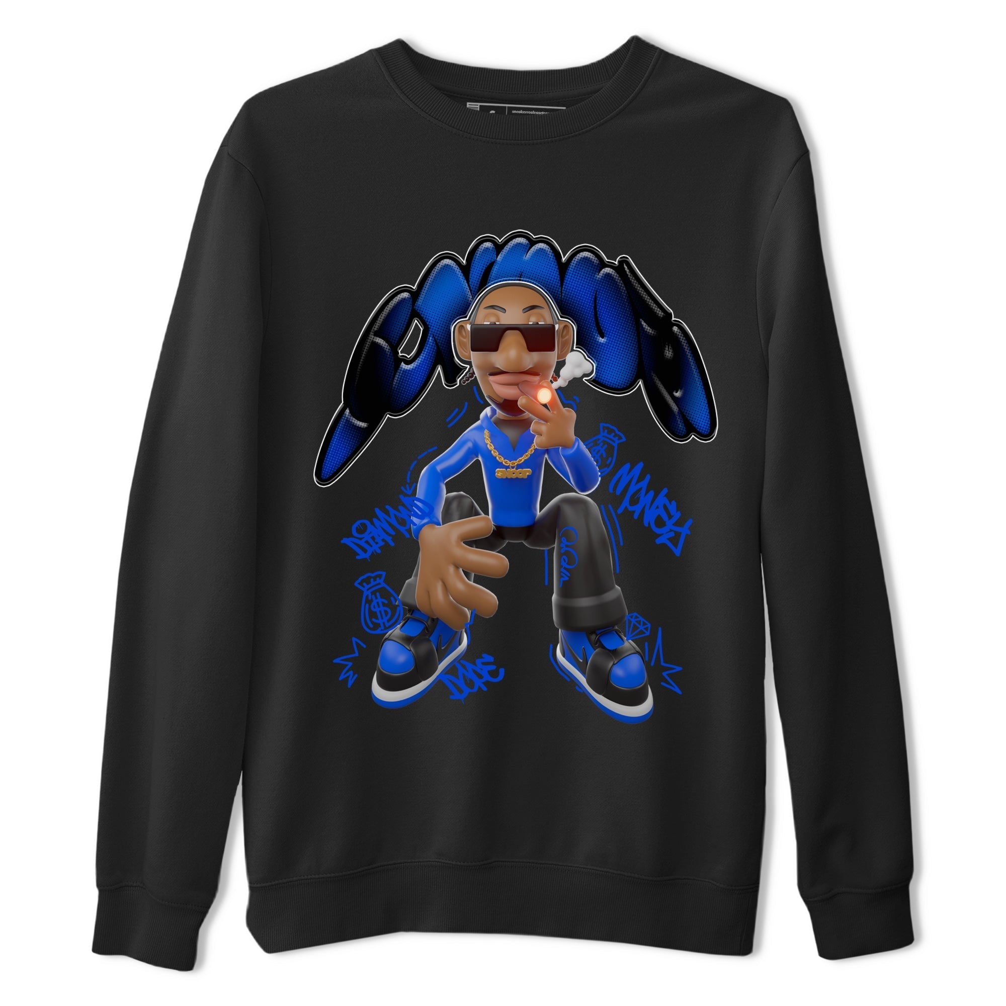 Air Jordan 1 Royal Reimagined shirt to match jordans Snoop sneaker tees AJ1 OG HIGH Royal Reimagined Drip Gear Zone Unisex Sneaker Tees and Sneaker Match T-Shirt Black 2 T-Shirt