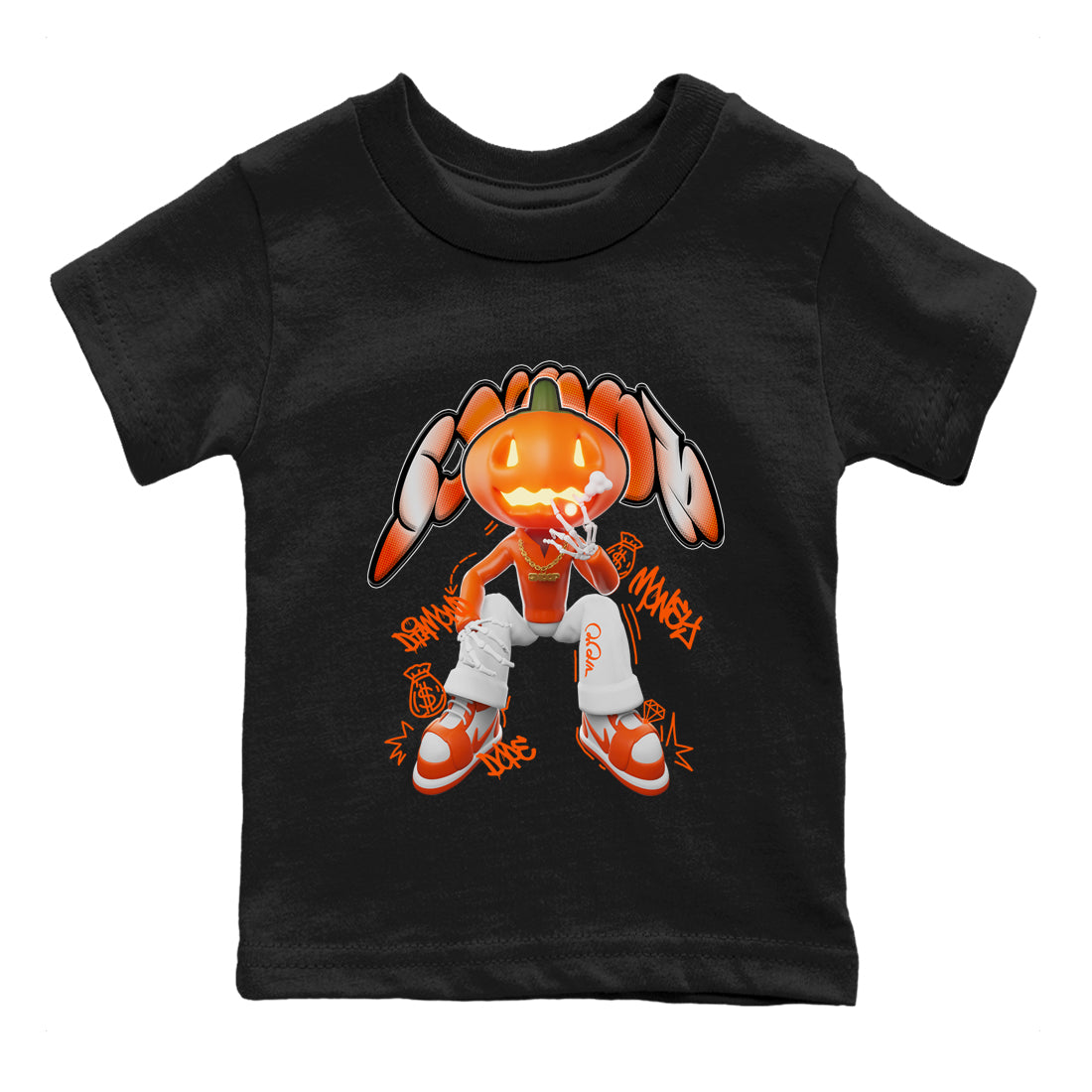 Air Jordan 1 Starfish shirt to match jordans Snoop Streetwear Sneaker Shirt AJ1Starfish Drip Gear Zone Sneaker Matching Clothing Baby Toddler Black 2 T-Shirt Halloween Custumes
