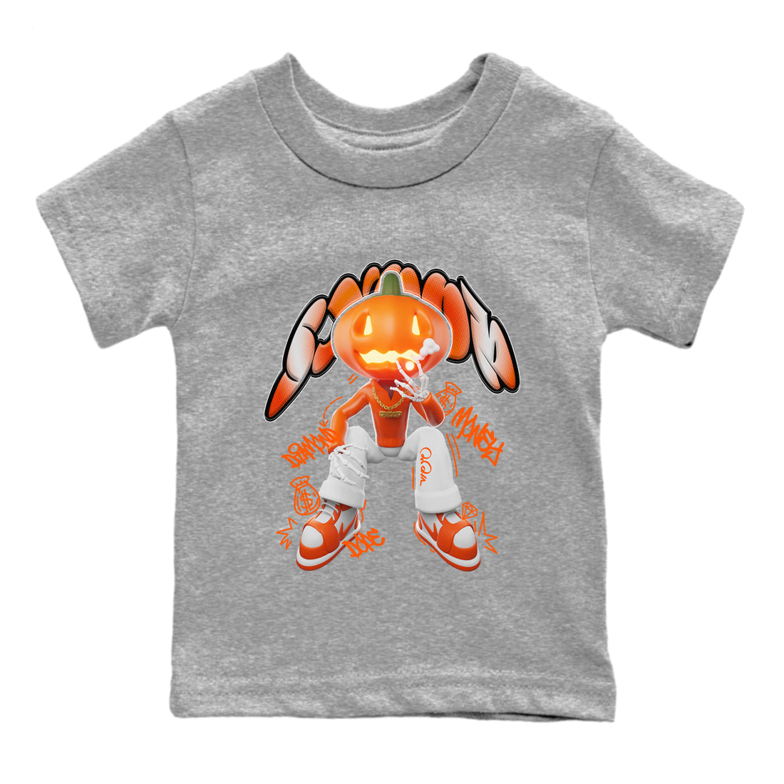 Air Jordan 1 Starfish shirt to match jordans Snoop Streetwear Sneaker Shirt AJ1Starfish Drip Gear Zone Sneaker Matching Clothing Baby Toddler Heather Grey 2 T-Shirt Halloween Custumes