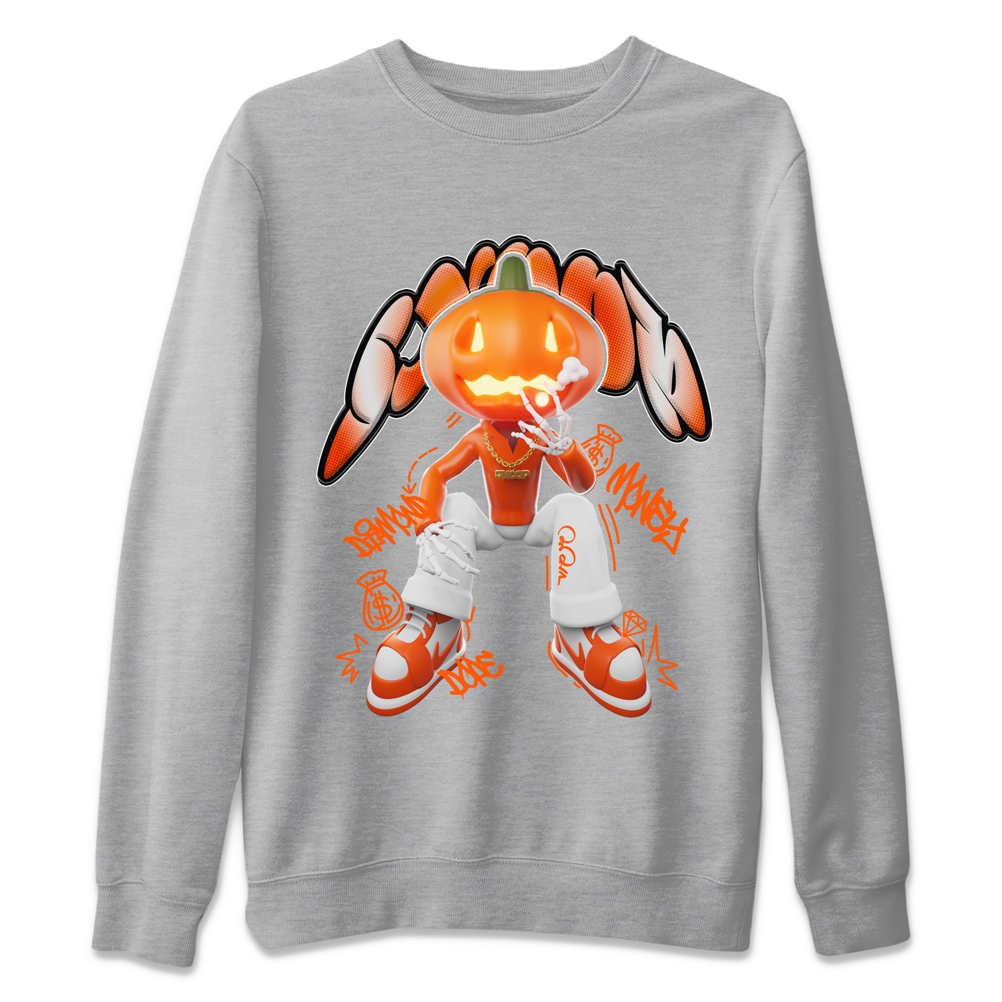 Air Jordan 1 Starfish shirt to match jordans Snoop Streetwear Sneaker Shirt AJ1Starfish Drip Gear Zone Sneaker Matching Clothing Unisex Heather Grey 2 T-Shirt Halloween Custumes