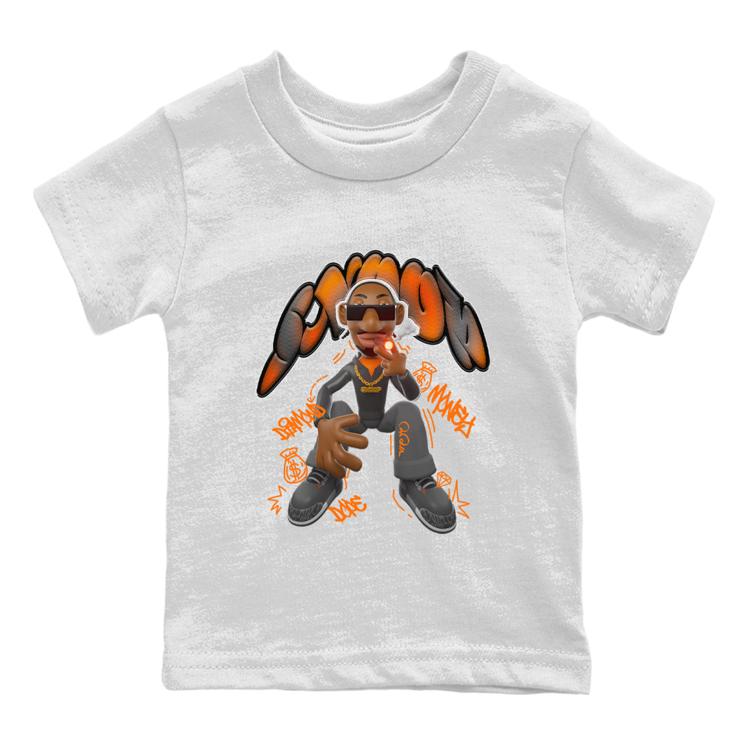 Air Jordan 3 Fear shirt to match jordans Snoop sneaker tees AJ3 Fear Drip Gear Zone Baby Toddler White 2 T-Shirt