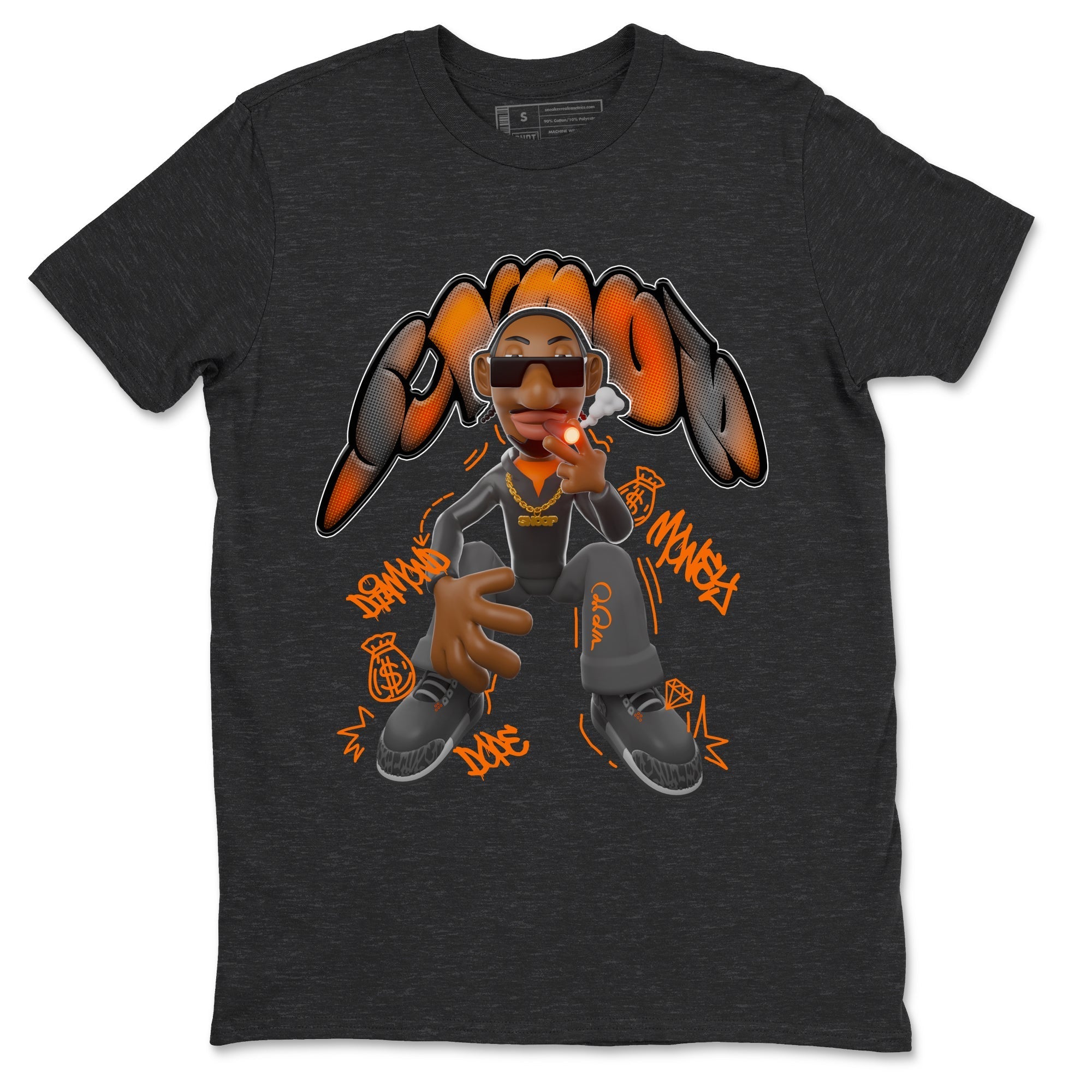 Air Jordan 3 Fear shirt to match jordans Snoop sneaker tees AJ3 Fear Drip Gear Zone Unisex Charcoal Heather 2 T-Shirt