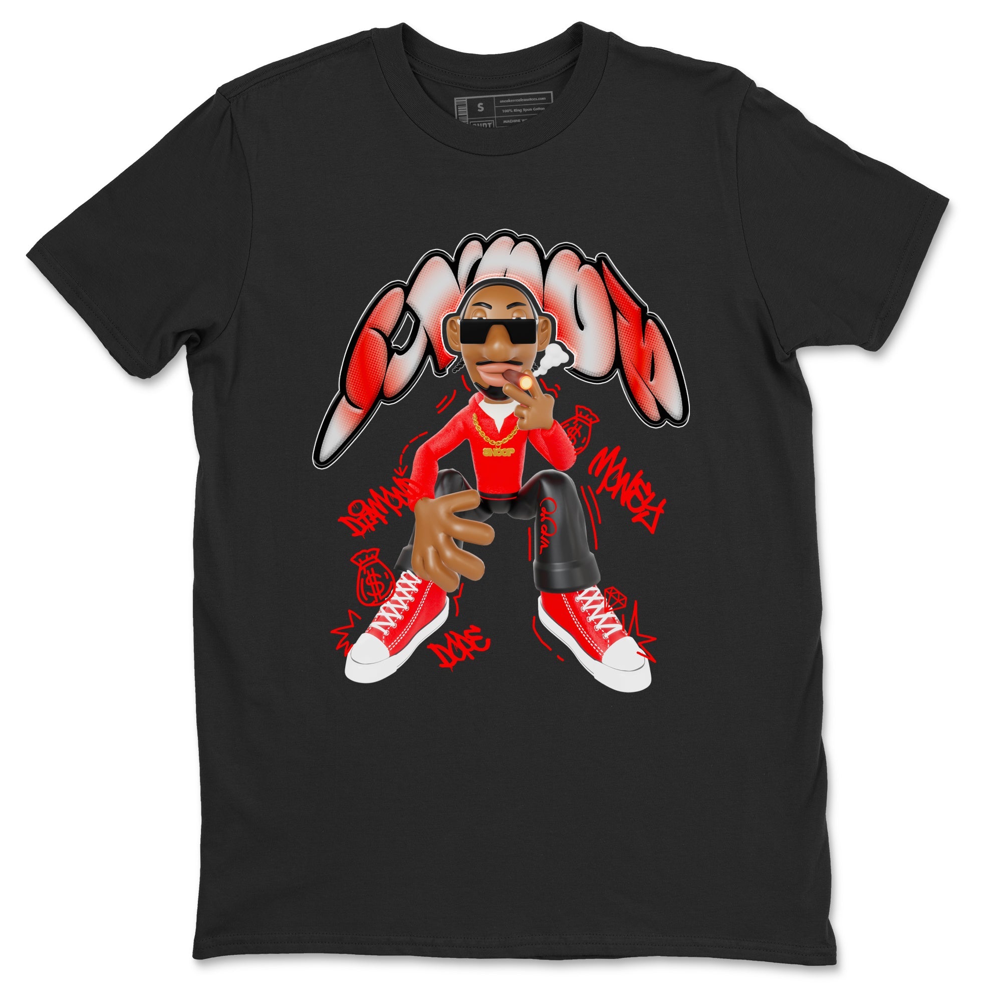 Converse High Top Red shirt to match sneakers Snoop sneaker tees Shoes Match Converse High Top Red Drip Gear Zone Sneaker Tee Unisex Black 2 T-Shirt