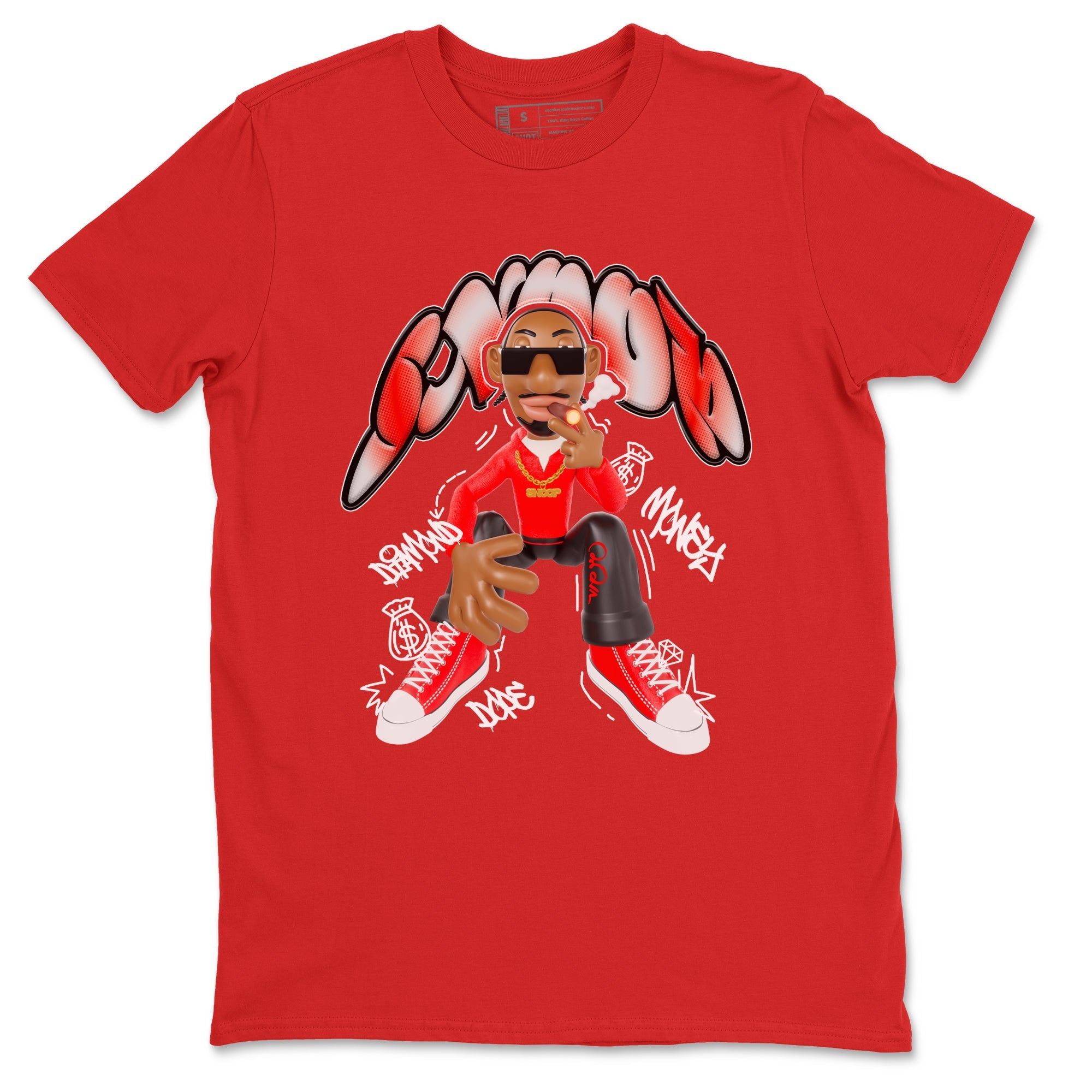 Converse High Top Red shirt to match sneakers Snoop sneaker tees Shoes Match Converse High Top Red Drip Gear Zone Sneaker Tee Unisex Red 2 T-Shirt
