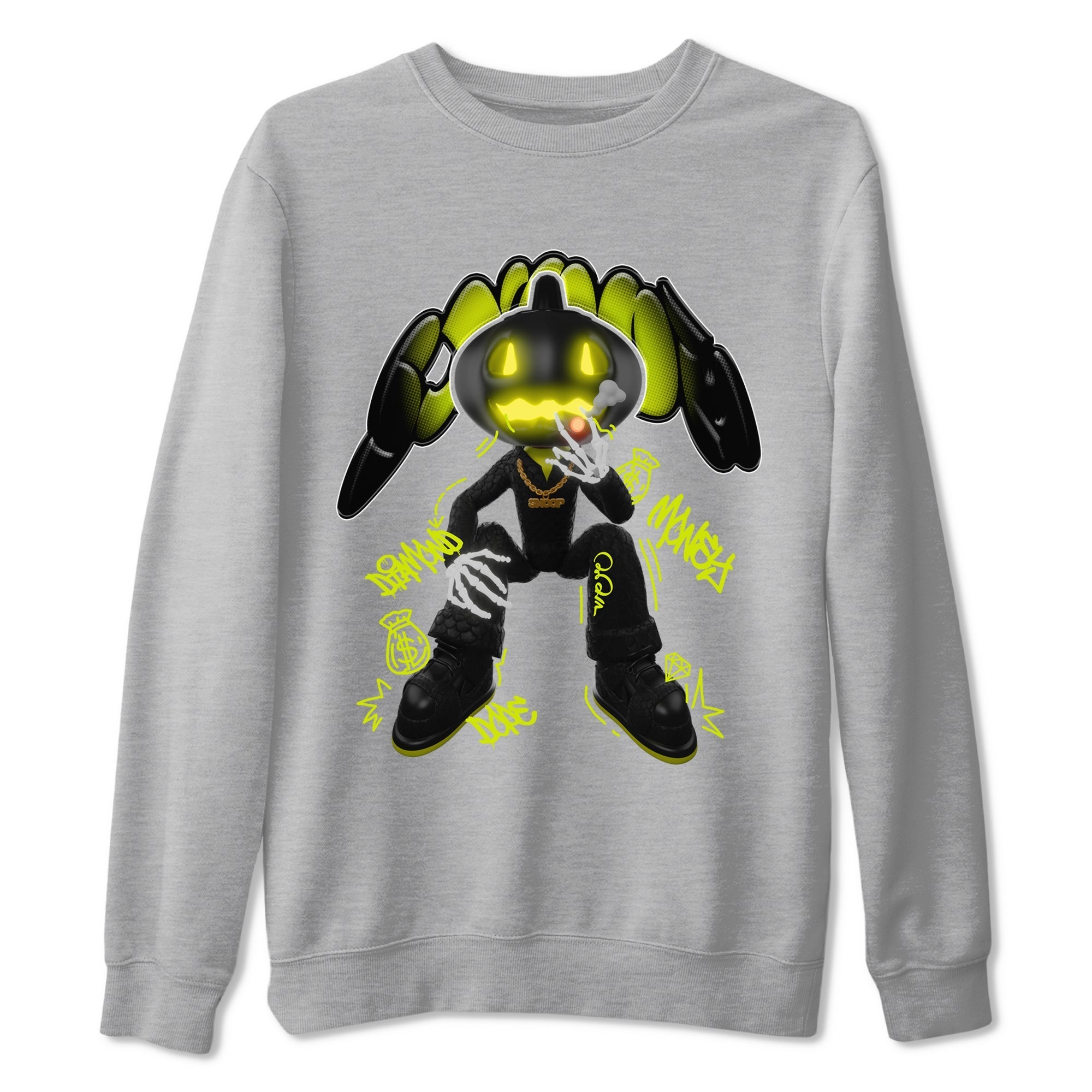 Dunk Halloween shirt to match jordans Snoop sneaker tees halloween horror nights Nike Dunk Halloween Drip Gear Zone Unisex Crew Neck Tee Heather Grey 2 T-Shirt