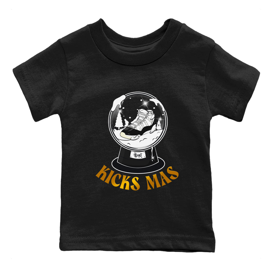 Air Jordan 11 Gratitude shirt to match jordans Snow Ball sneaker tees Christmas Outfit AJ11 Gratitude Drip Gear Zone Baby Toddler Black 2 T-Shirt