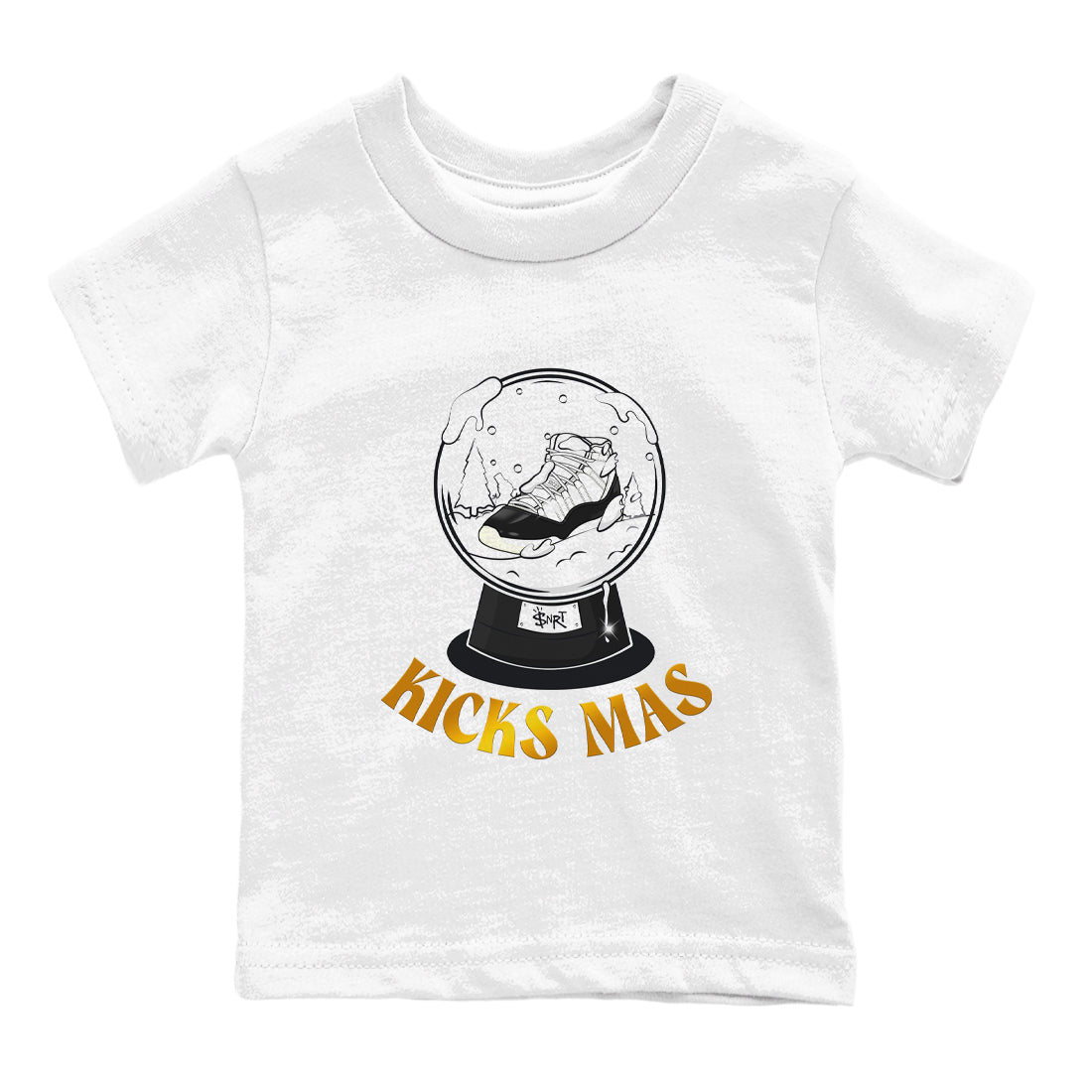 Air Jordan 11 Gratitude shirt to match jordans Snow Ball sneaker tees Christmas Outfit AJ11 Gratitude Drip Gear Zone Baby Toddler White 2 T-Shirt