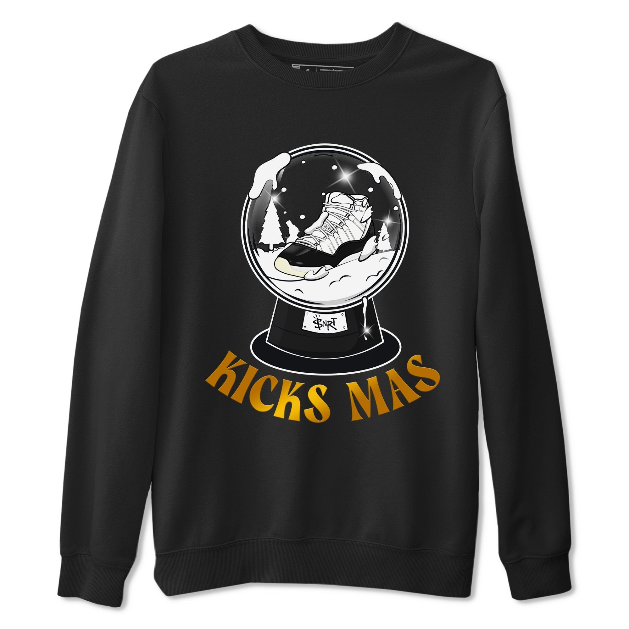 Air Jordan 11 Gratitude shirt to match jordans Snow Ball sneaker tees Christmas Outfit AJ11 Gratitude Drip Gear Zone Unisex Black 2 T-Shirt