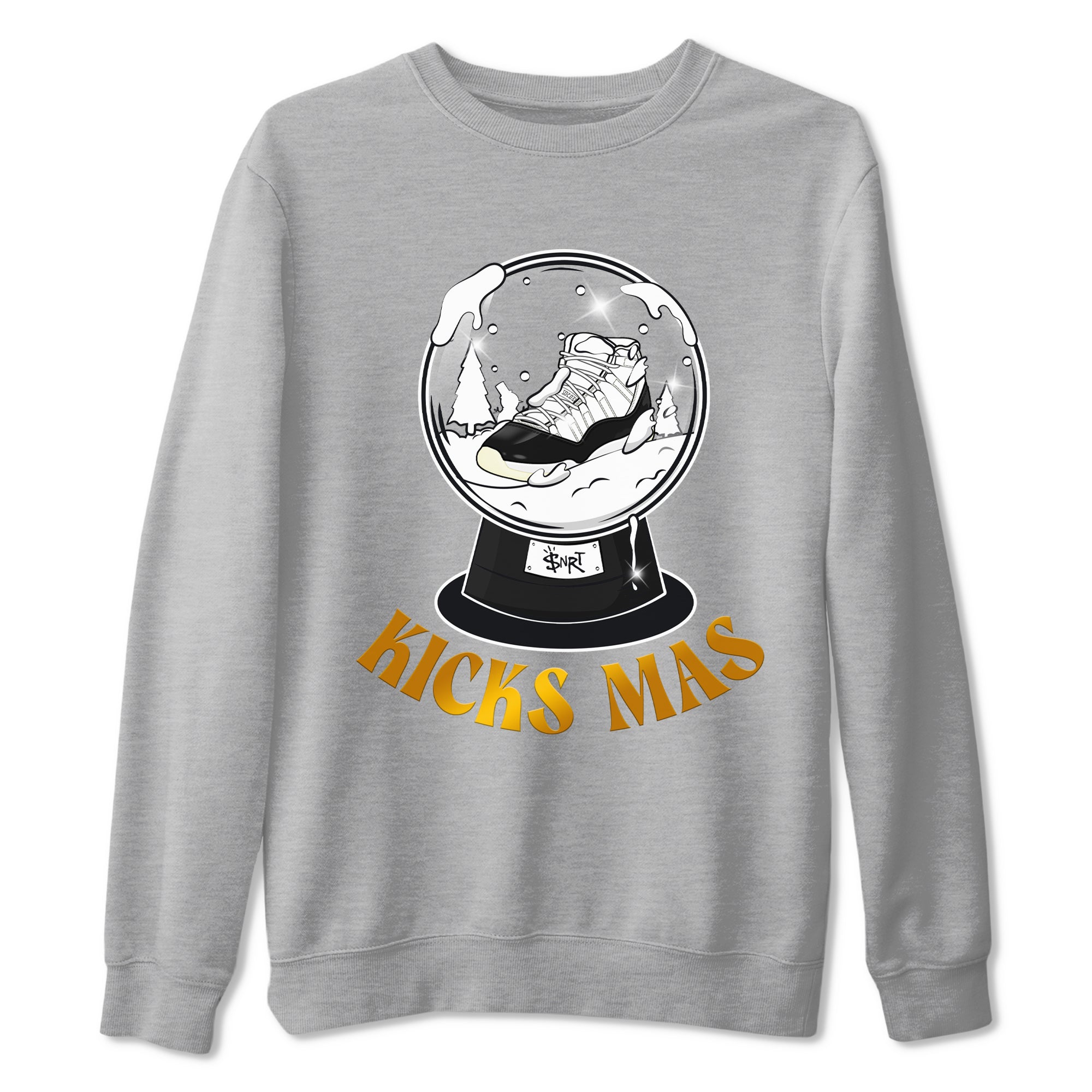 Air Jordan 11 Gratitude shirt to match jordans Snow Ball sneaker tees Christmas Outfit AJ11 Gratitude Drip Gear Zone Unisex Heather Grey 2 T-Shirt