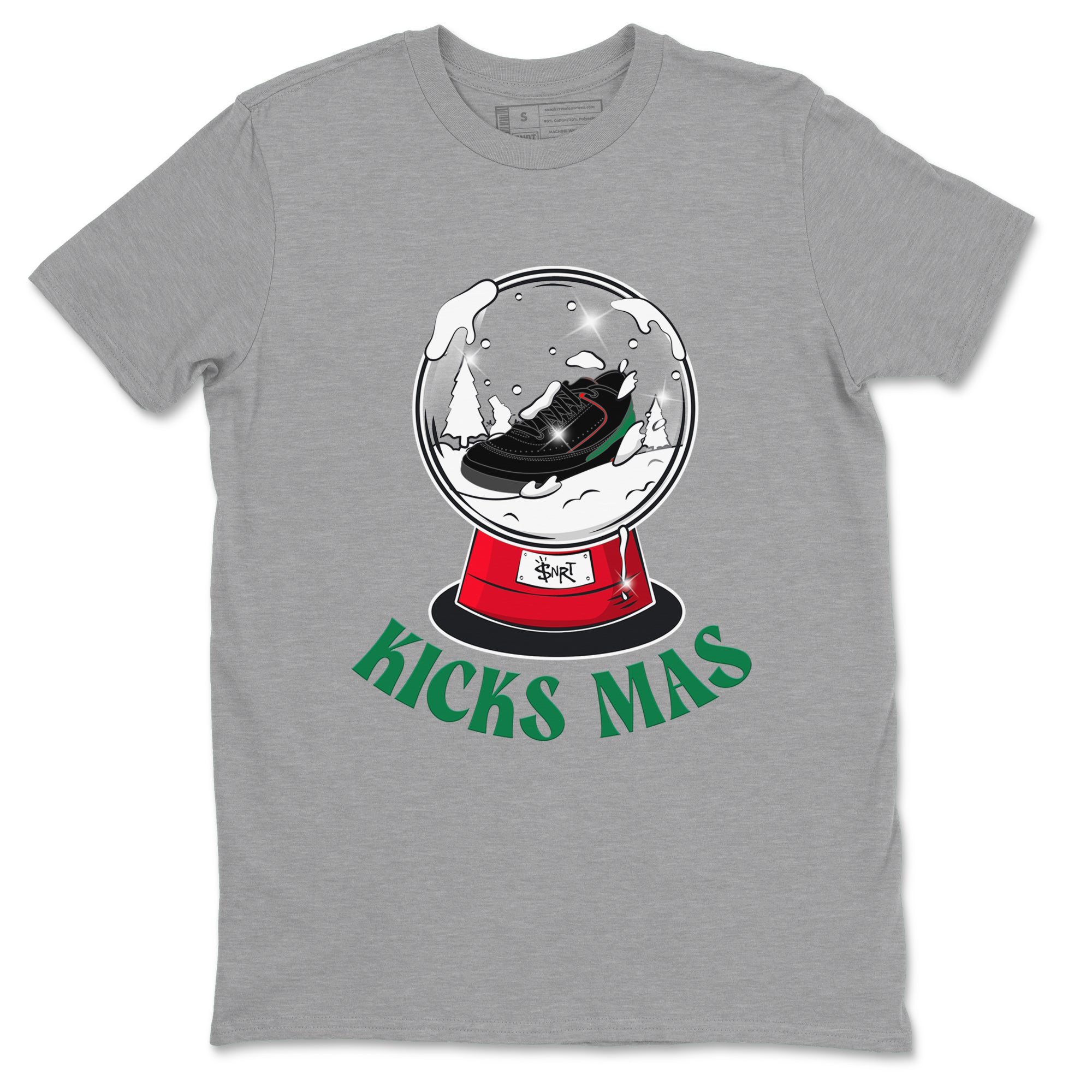 Jordan 2 Low Christmas X-mas Holiday special gift shirt to match jordans Snow Ball sneaker tees Air Jordan 2 Christmas Drip Gear Zone Unisex Heather Grey 2 T-Shirt