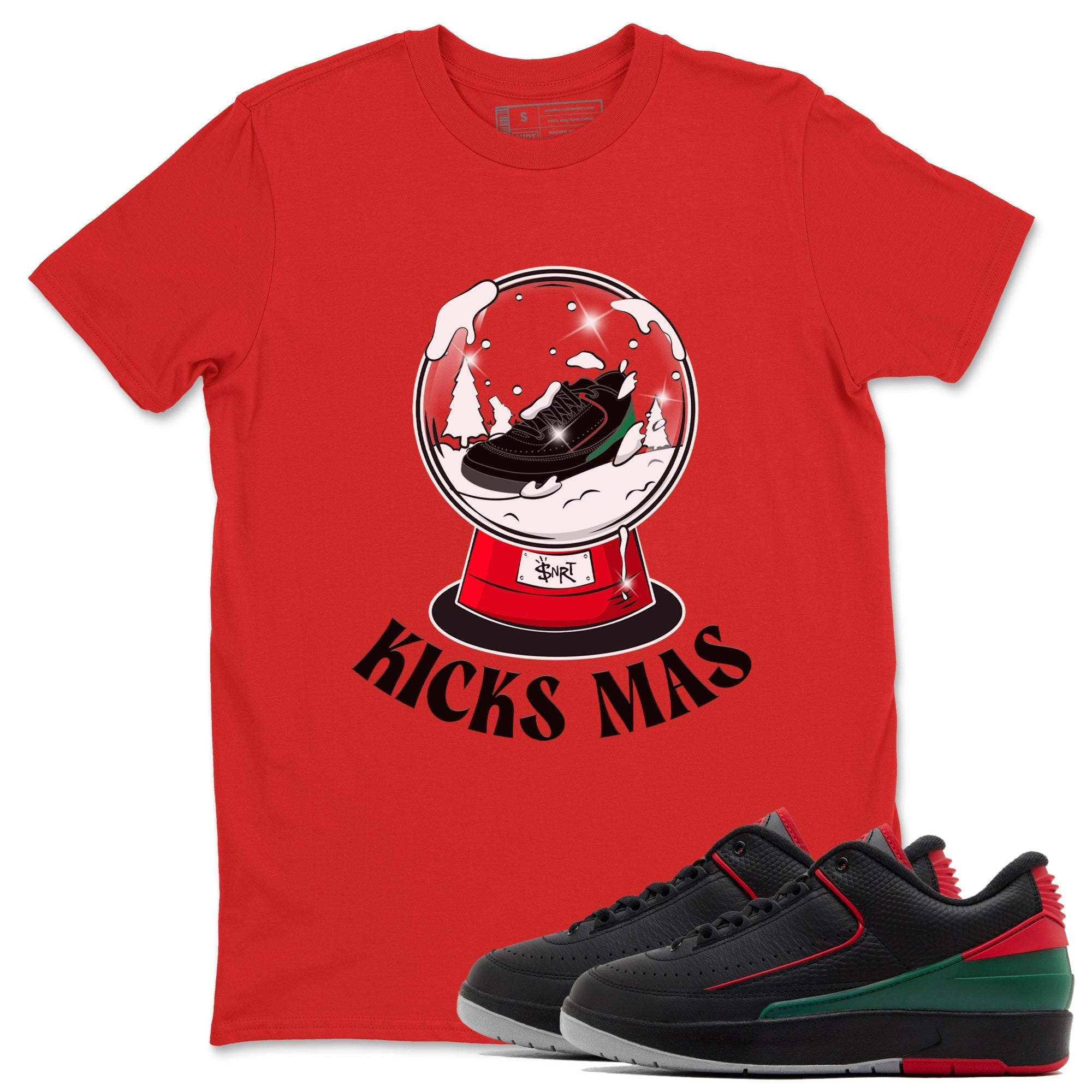 Jordan 2 Low Christmas X-mas Holiday special gift shirt to match jordans Snow Ball sneaker tees Air Jordan 2 Christmas Drip Gear Zone Unisex Red 1 T-Shirt