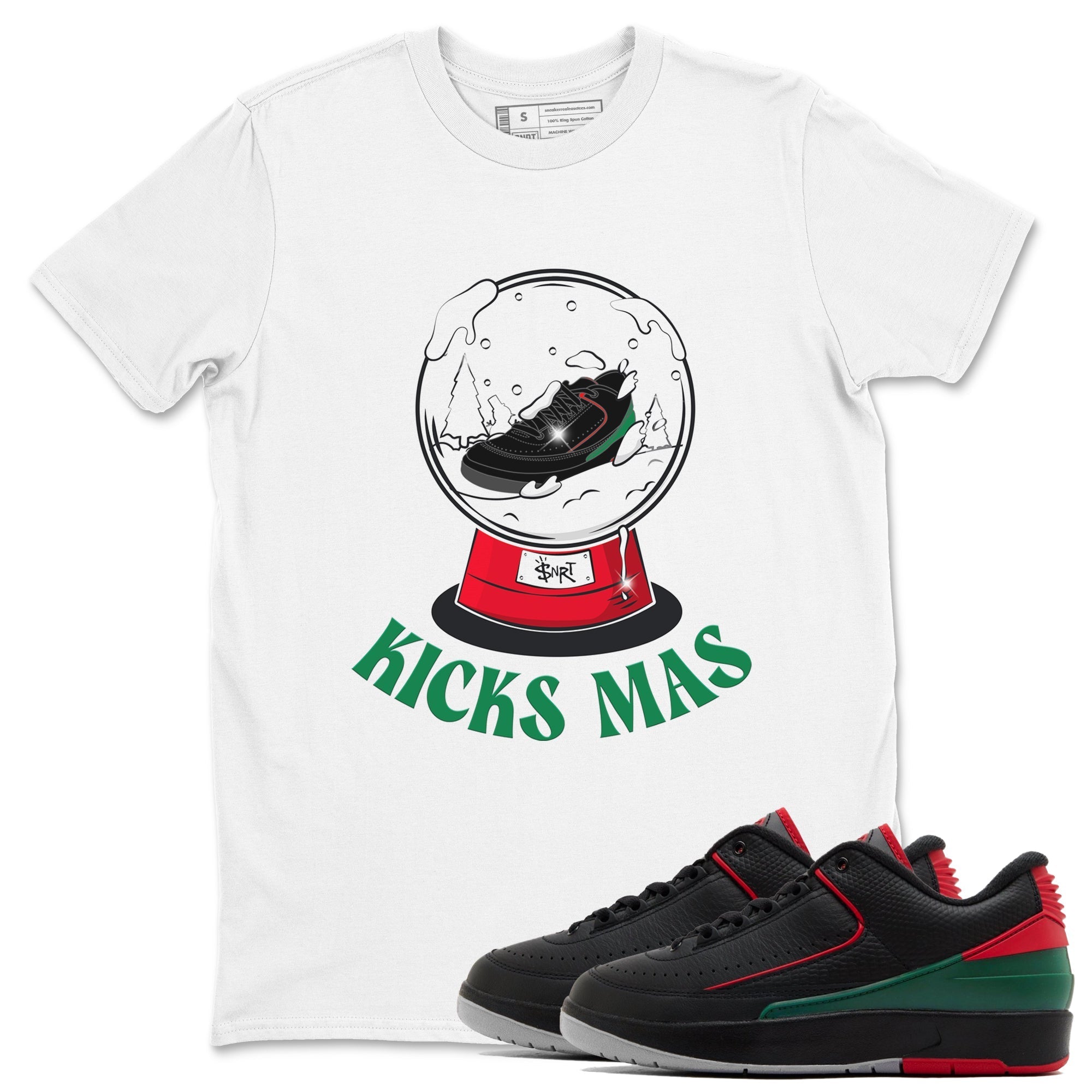 Jordan 2 Low Christmas X-mas Holiday special gift shirt to match jordans Snow Ball sneaker tees Air Jordan 2 Christmas Drip Gear Zone Unisex White 1 T-Shirt