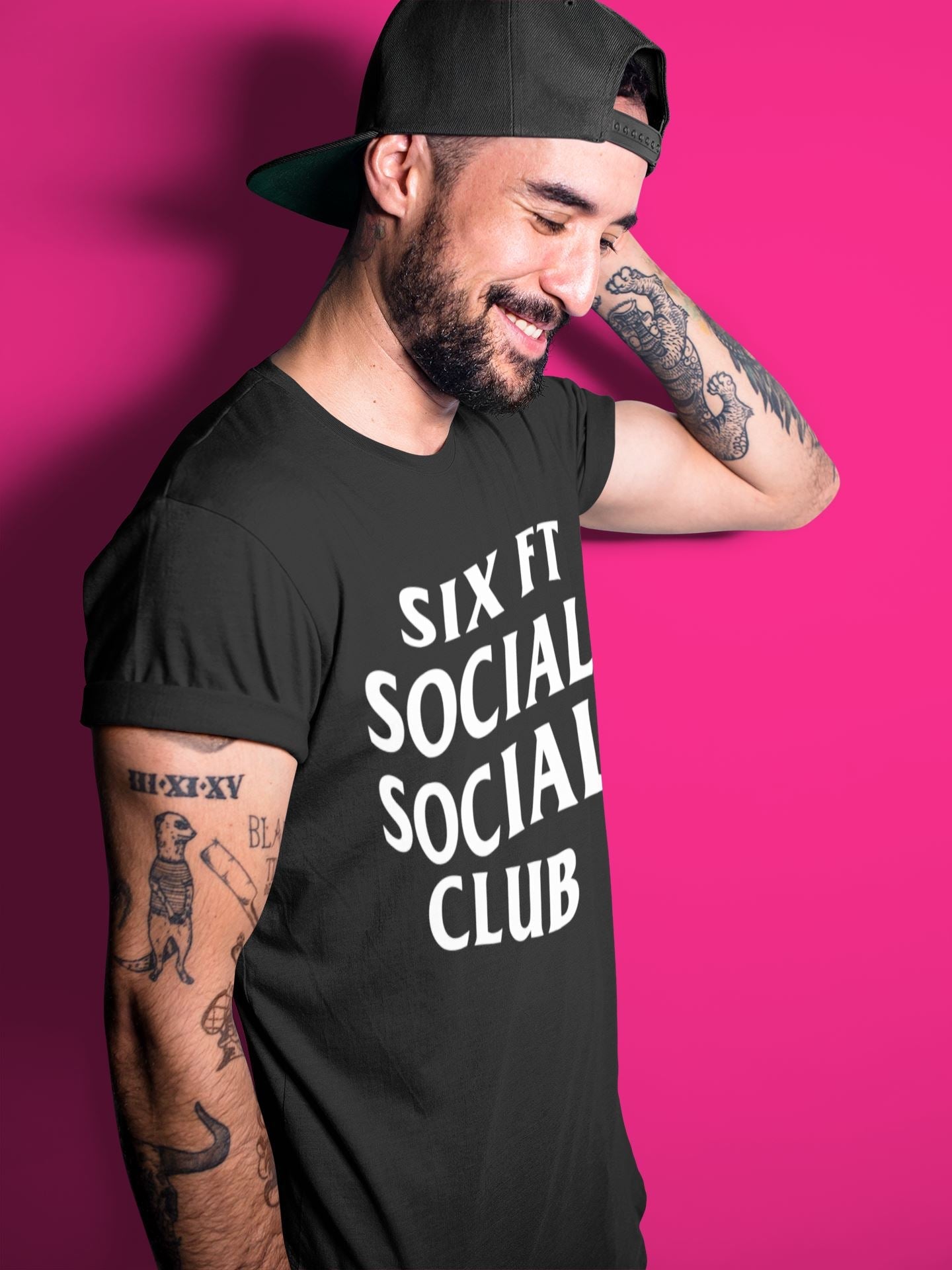 Jordan 1 Black White Sneaker Matching T-Shirt Six Ft Social Club Sneaker Tees Jordan 1 Black White Sneaker Release Tees Crew Neck Tees