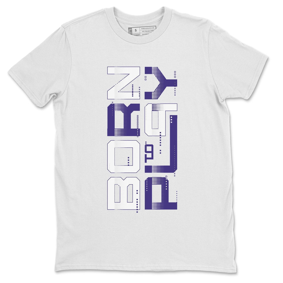 Jordan 4 Court Purple Sneaker Matching T-Shirt Born To Play Sneaker Tees Jordan 4 Court Purple Sneaker Release Tees Crew Neck Tees