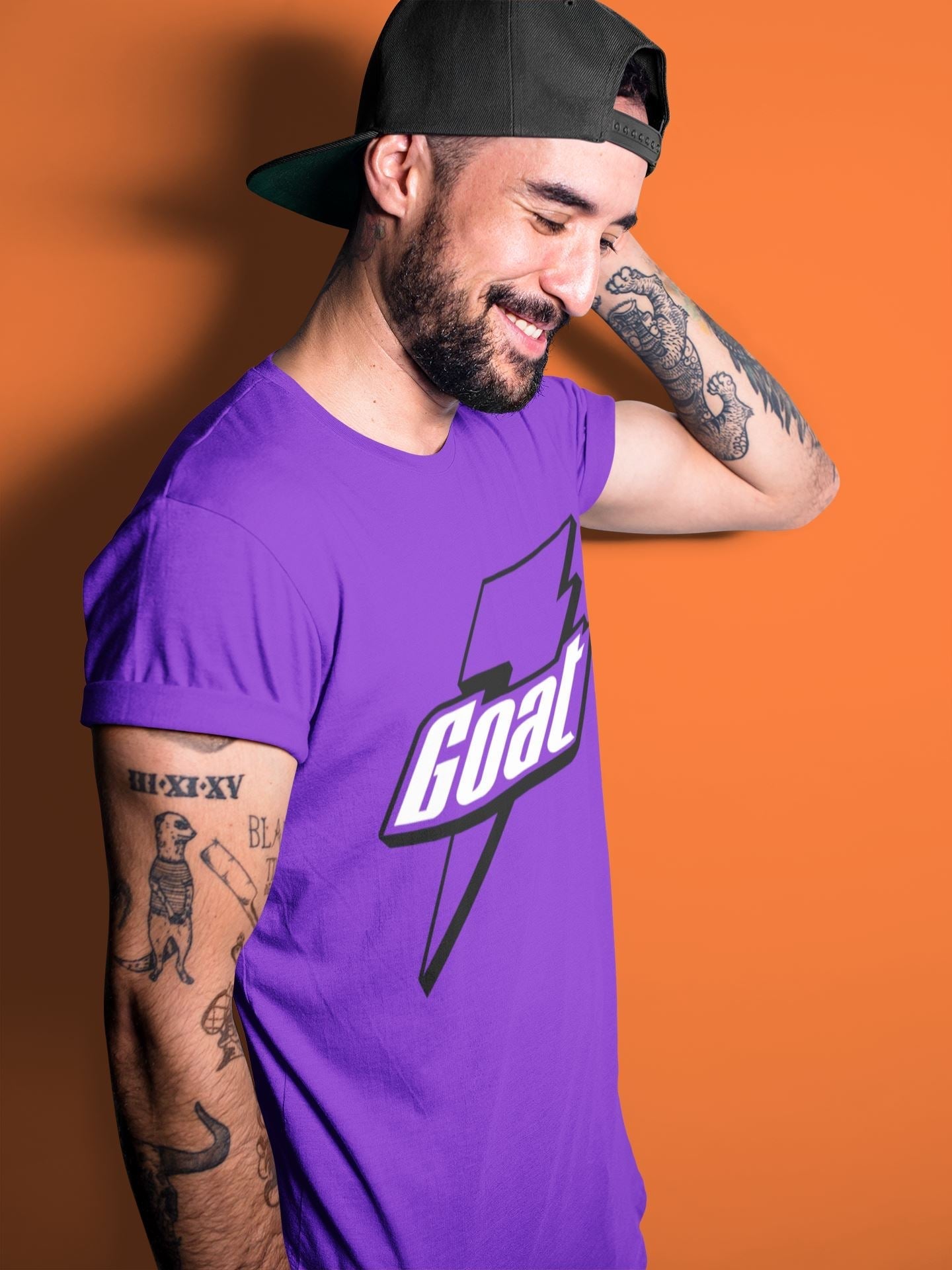 Jordan 1 Court Purple Sneaker Matching T-Shirt Goat Sneaker Tees Jordan 1 Court Purple Sneaker Release Tees Crew Neck Tees