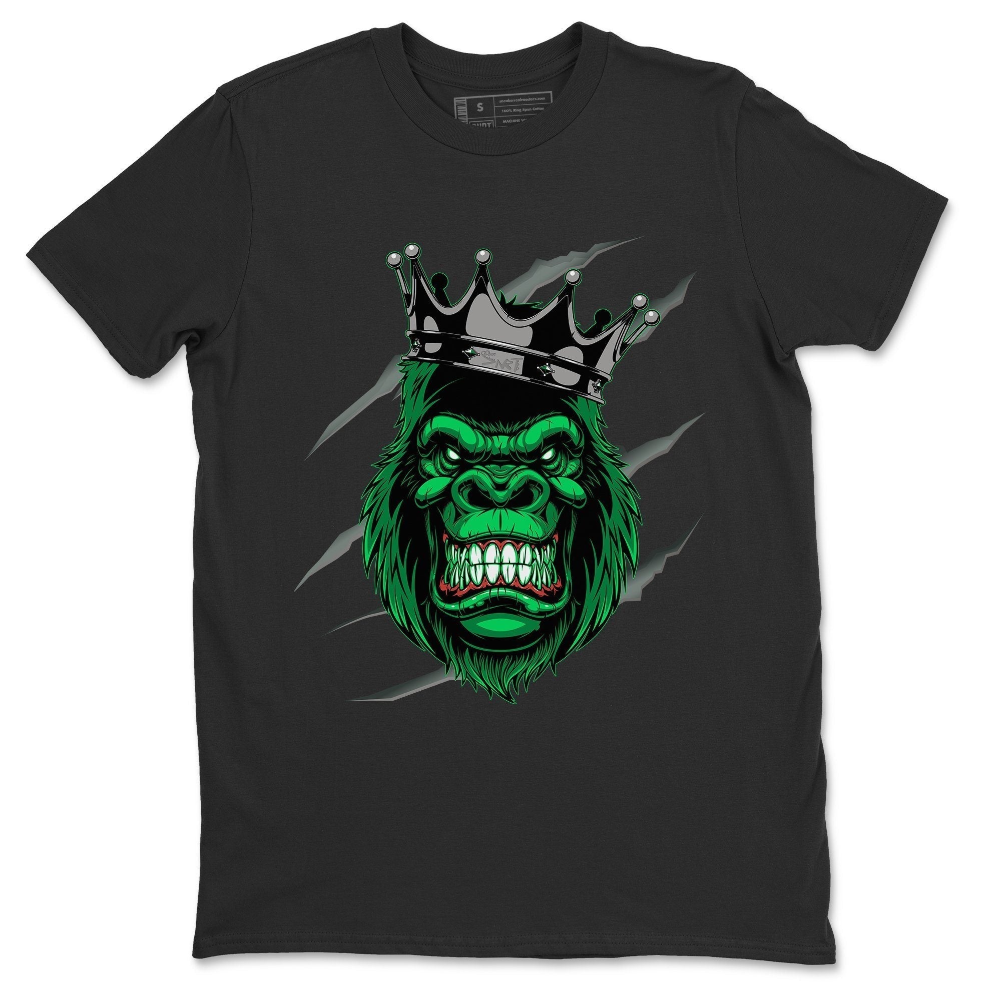 Jordan 1 Pine Green Sneaker Matching T-Shirt Ferocious Gorilla Sneaker Tees Jordan 1 Pine Green Sneaker Release Tees Crew Neck Tees