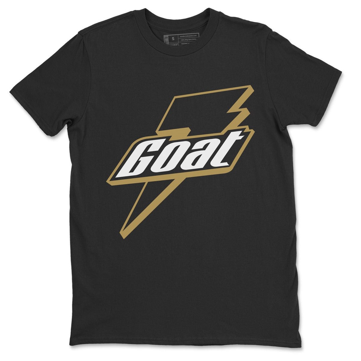 Jordan 1 Gold Toe Sneaker Matching T-Shirt Goat Sneaker Tees Jordan 1 Gold Toe Sneaker Release Tees Crew Neck Tees