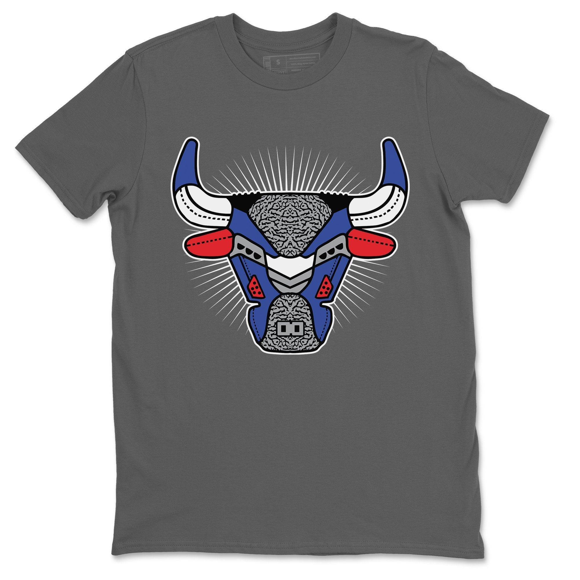 Jordan 3 True Blue Shirt To Match Jordans AJ3 Bull Head Sneaker Tees Jordan 3 True Blue Drip Gear Zone Sneaker Matching Clothing Unisex Shirts