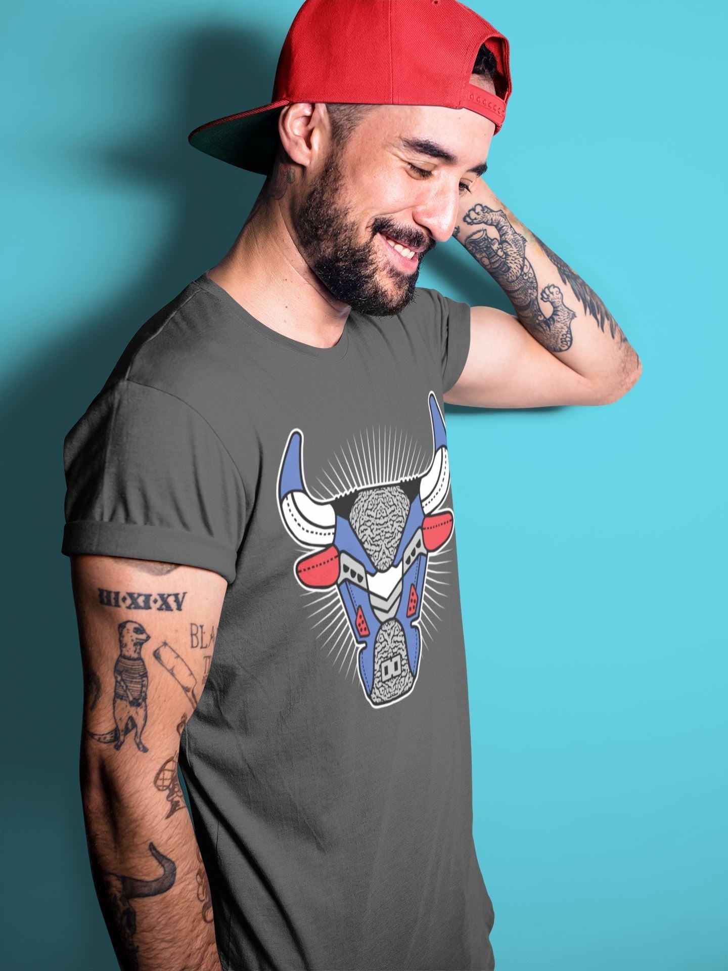 Jordan 3 True Blue Shirt To Match Jordans AJ3 Bull Head Sneaker Tees Jordan 3 True Blue Drip Gear Zone Sneaker Matching Clothing Unisex Shirts