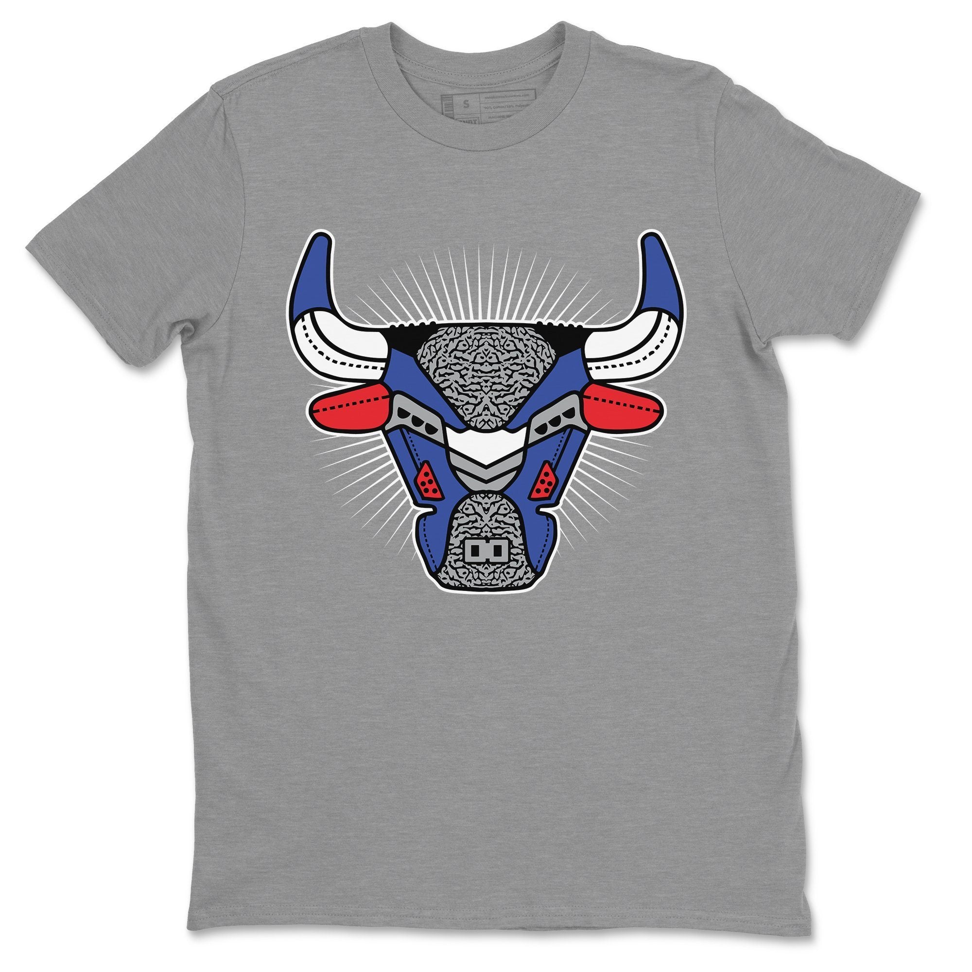 Jordan 3 True Blue Shirt To Match Jordans AJ3 Bull Head Sneaker Tees Jordan 3 True Blue Drip Gear Zone Sneaker Matching Clothing Unisex Shirts