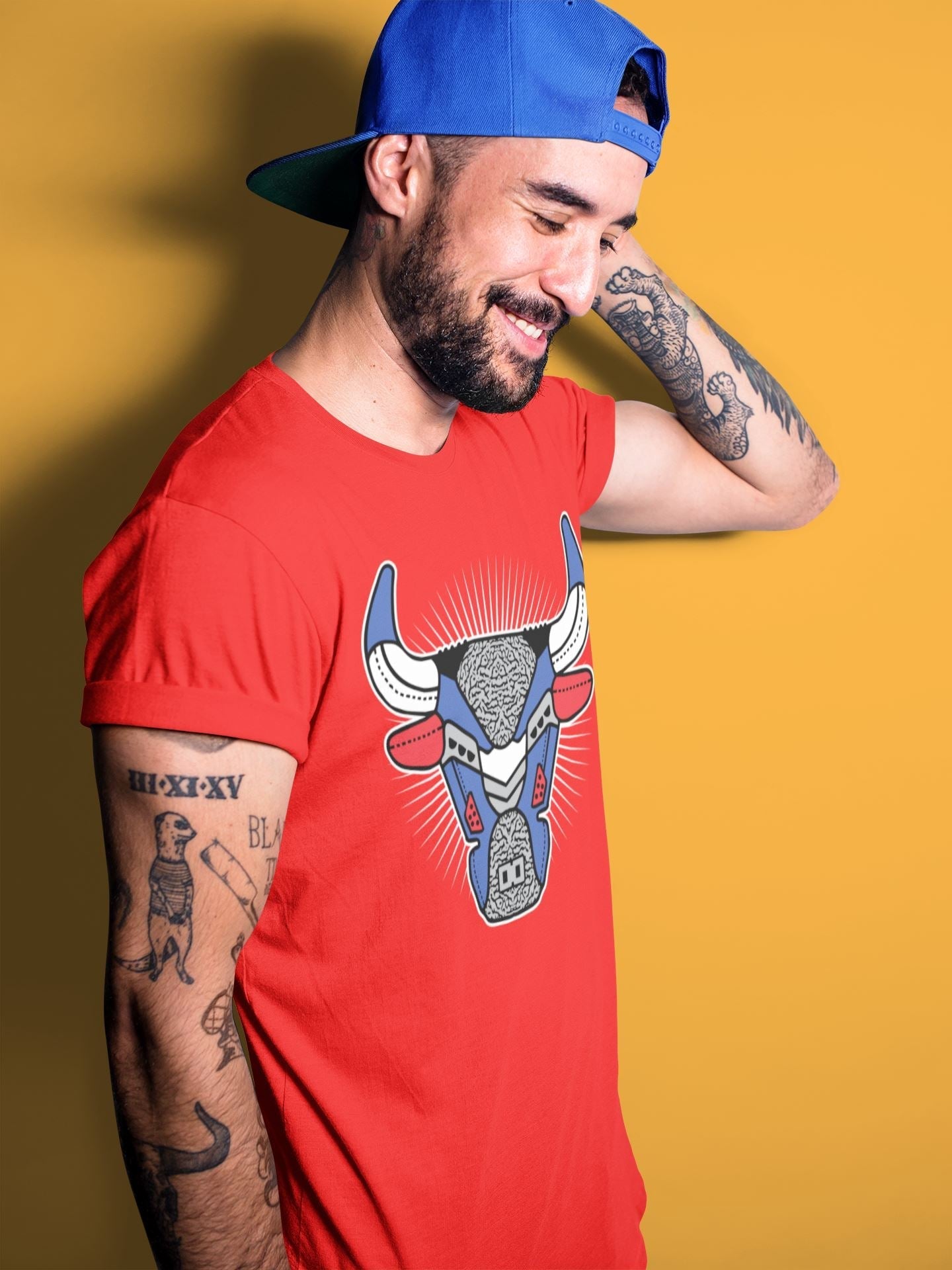 Jordan 3 True Blue Shirt To Match Jordans AJ3 Bull Head Sneaker Tees Jordan 3 True Blue Drip Gear Zone Sneaker Matching Clothing Unisex Shirts