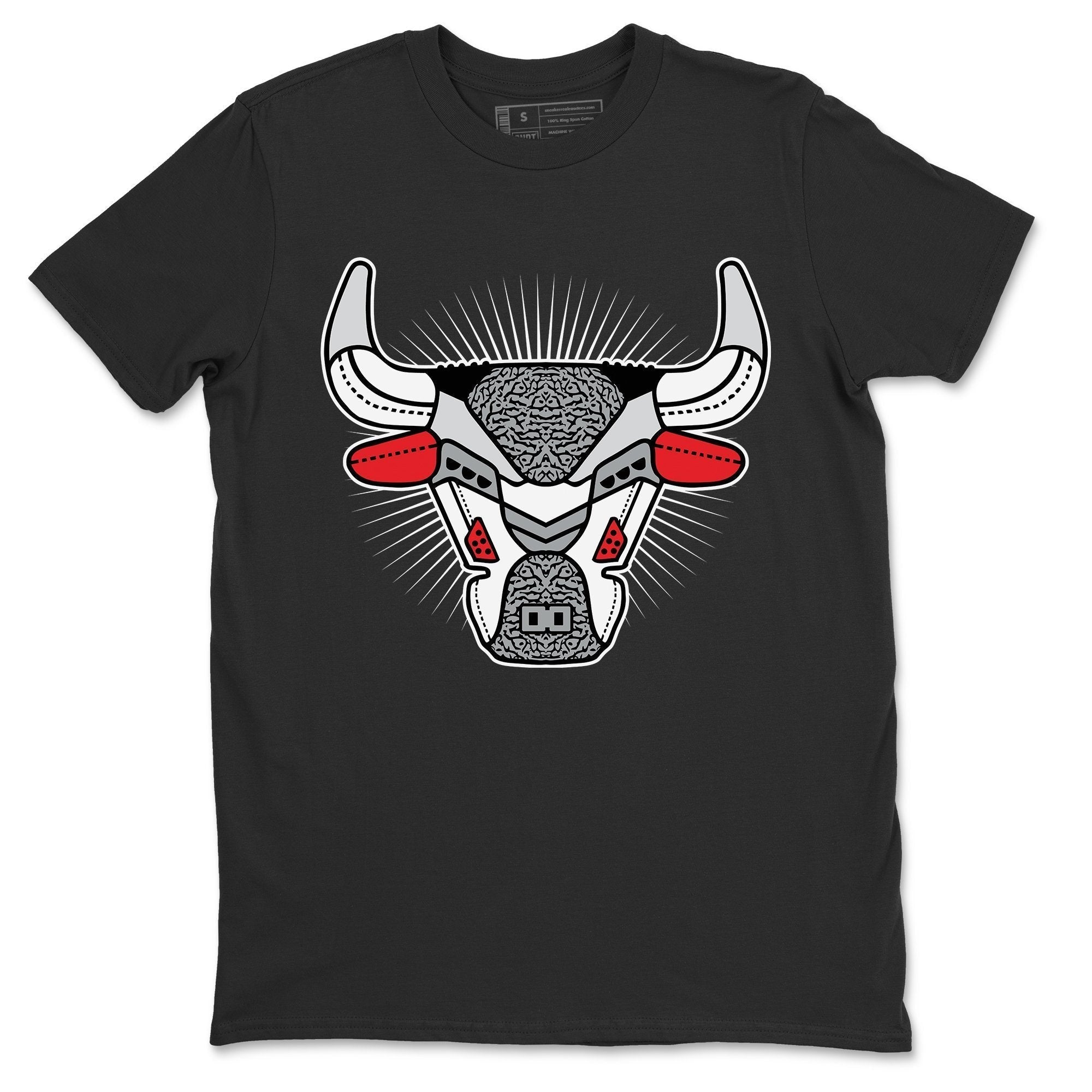 Jordan 3 White Cement Shirt To Match Jordans AJ3 Bull Head Sneaker Tees Jordan 3 White Cement Drip Gear Zone Sneaker Matching Clothing Unisex Shirts