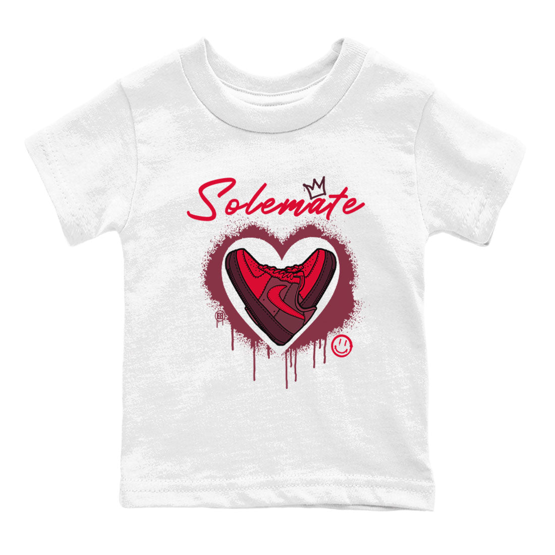 Solemate Valentine's Day sneaker match tees to AF1 Layers Of Love street fashion brand for shirts to match Jordans Drip Gear Zone Air Force 1 Layers Of Love unisex t-shirt White 2 youth shirt