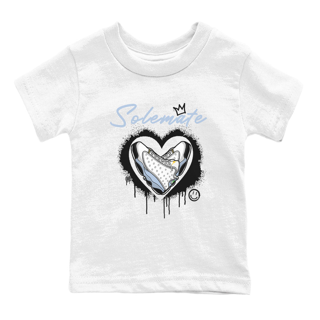 13s Blue Grey shirt to match jordans Solemate sneaker tees Air Jordan 13 Retro Blue Grey Drip Gear Zone baby toddler White 2 cotton Shirt