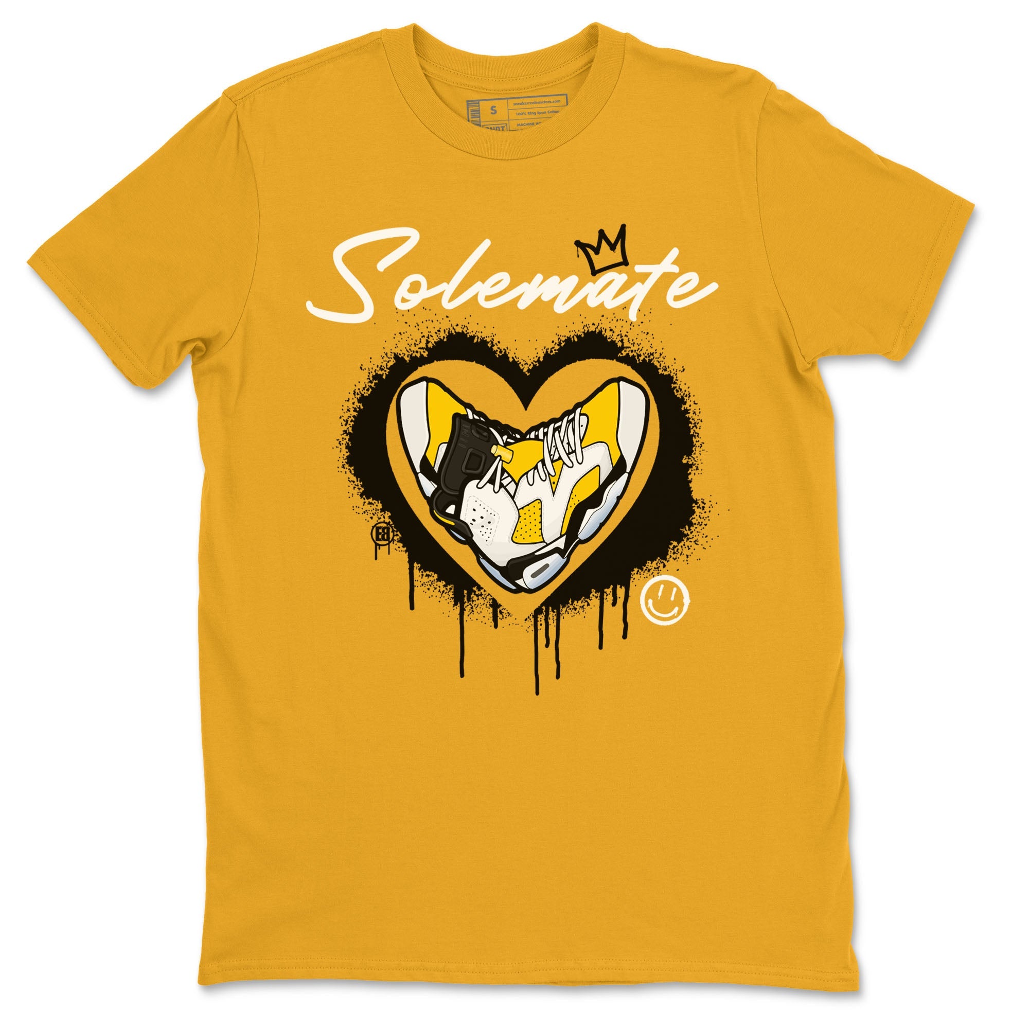 Solemate sneaker match tees to 6s Yellow Ochre street fashion brand for shirts to match Jordans Drip Gear Zone Air Jordan 6 Yellow Ochre unisex t-shirt Gold 2 unisex shirt
