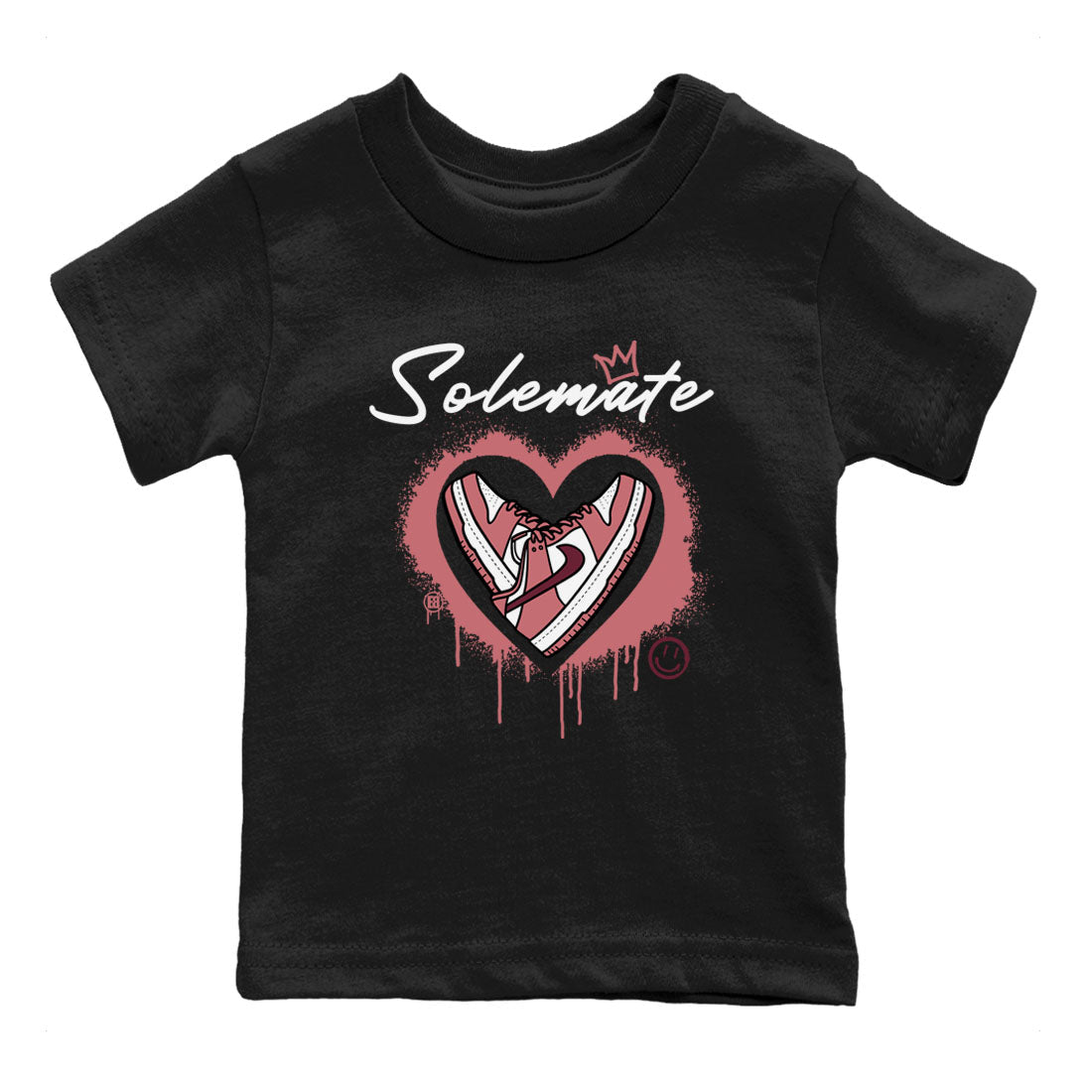 Solemate sneaker match tees to Dunk Valentine's Day street fashion brand for shirts to match Jordans Drip Gear Zone Dunk Valentine's Day unisex t-shirt Black 2 youth shirt