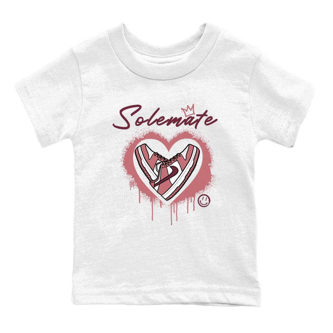 Solemate sneaker match tees to Dunk Valentine's Day street fashion brand for shirts to match Jordans Drip Gear Zone Dunk Valentine's Day unisex t-shirt White 2 youth shirt