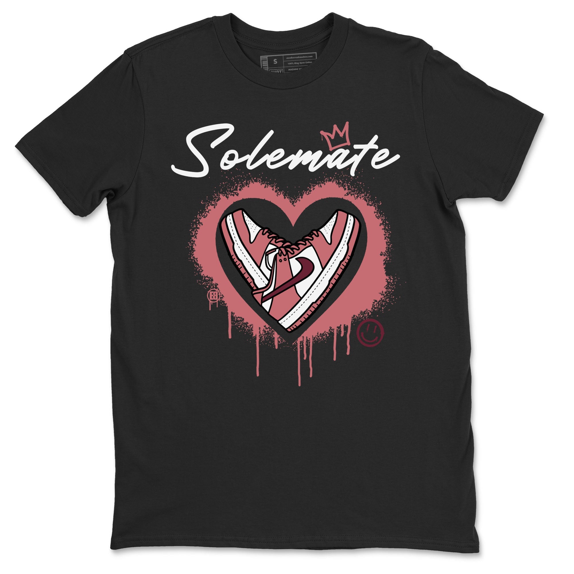 Solemate sneaker match tees to Dunk Valentine's Day street fashion brand for shirts to match Jordans Drip Gear Zone Dunk Valentine's Day unisex t-shirt Black 2 unisex shirt