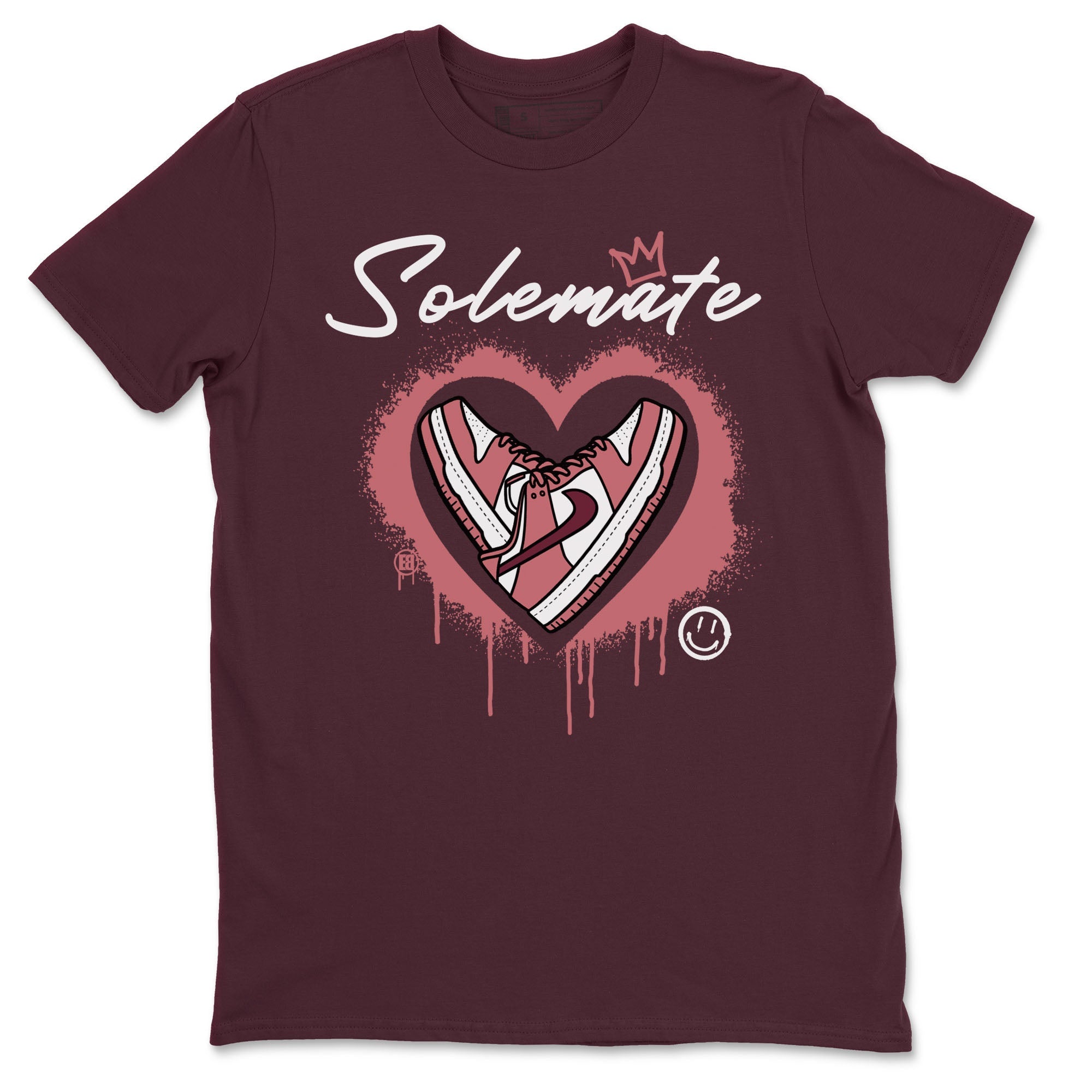 Solemate sneaker match tees to Dunk Valentine's Day street fashion brand for shirts to match Jordans Drip Gear Zone Dunk Valentine's Day unisex t-shirt Maroon 2 unisex shirt
