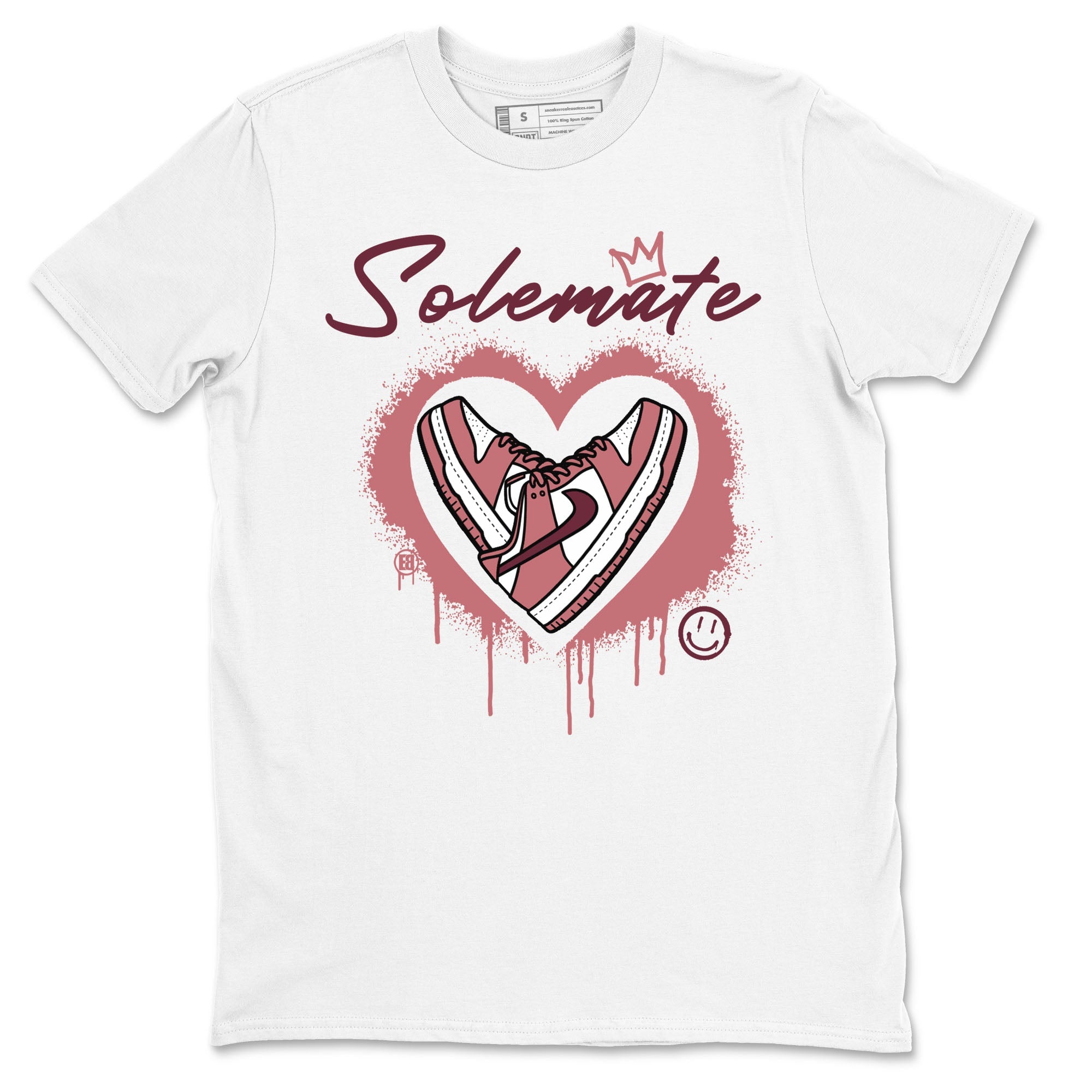 Solemate sneaker match tees to Dunk Valentine's Day street fashion brand for shirts to match Jordans Drip Gear Zone Dunk Valentine's Day unisex t-shirt White 2 unisex shirt
