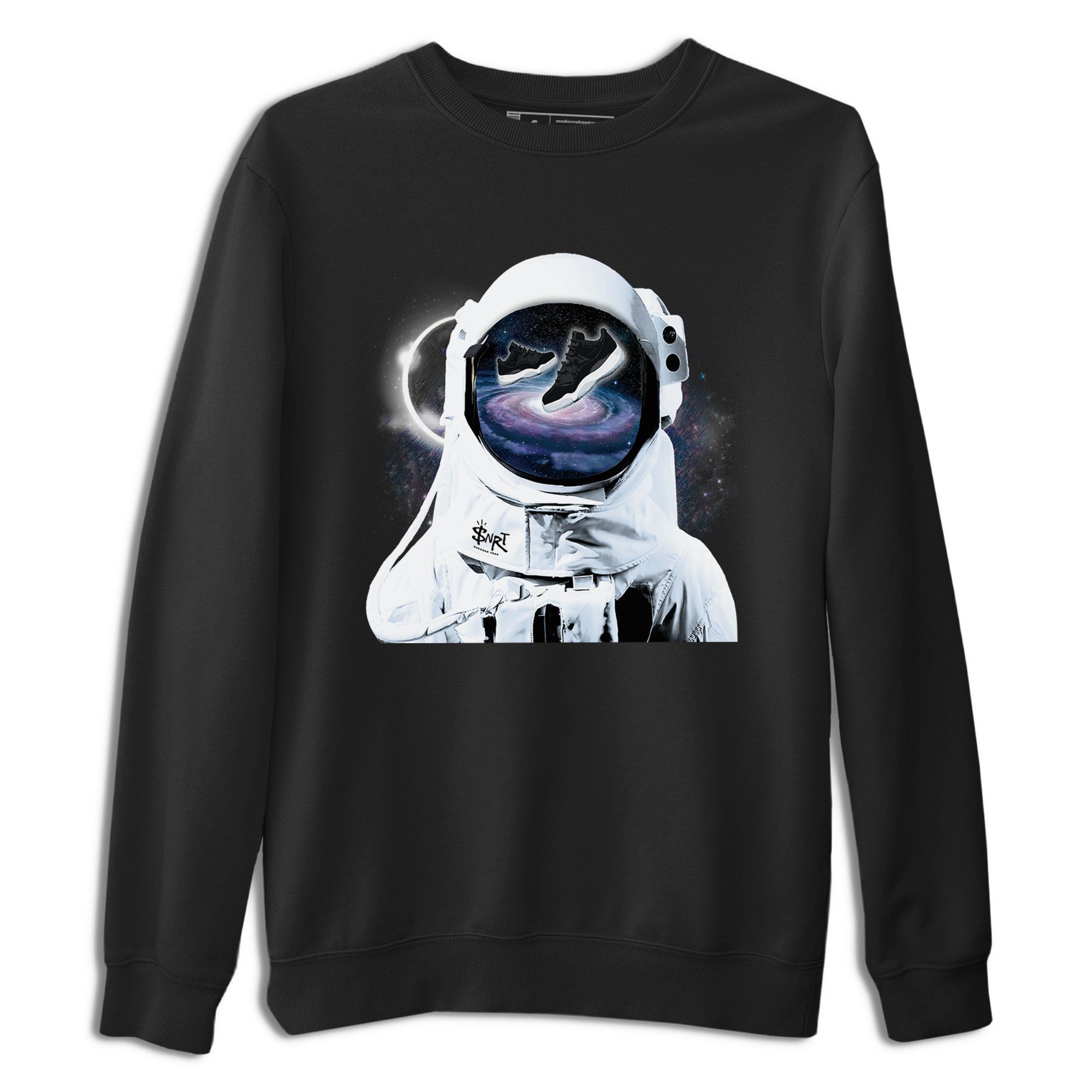 Air Jordan 11 Retro Space shirt to match jordans Space Discovery sneaker tees Air Jordan 11 Space Drip Gear Zone Sneaker Matching Cotton Shirt unisex cotton Black 2 crew neck shirt