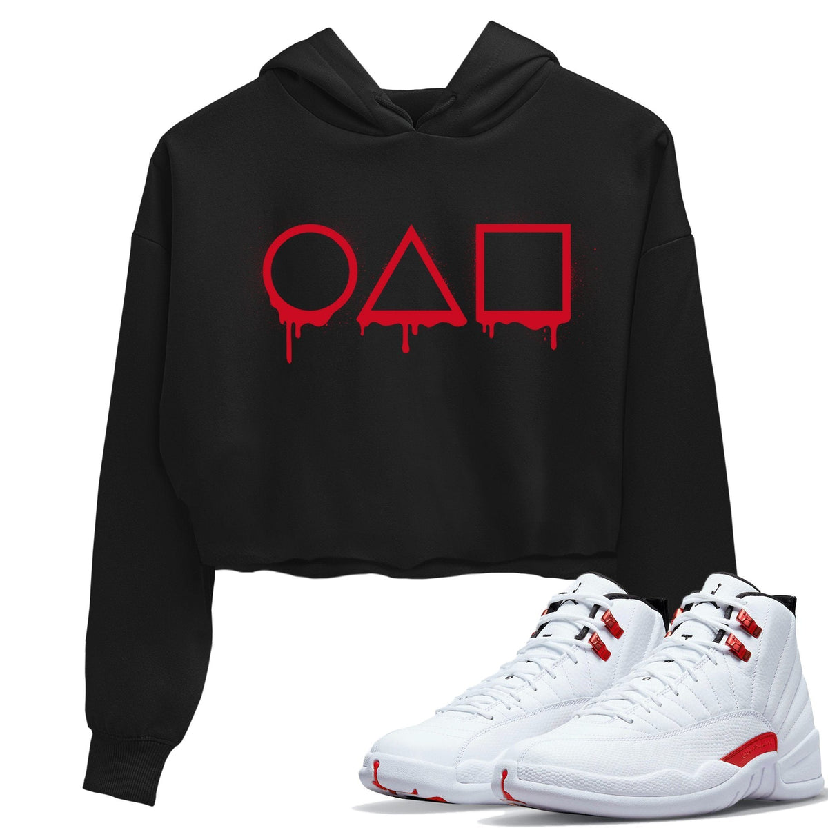 Jordan 12 Twist Sneaker Matching T-Shirt Squid game Sneaker Tees Jordan 12 Twist Sneaker Release Tees Women's Shirts