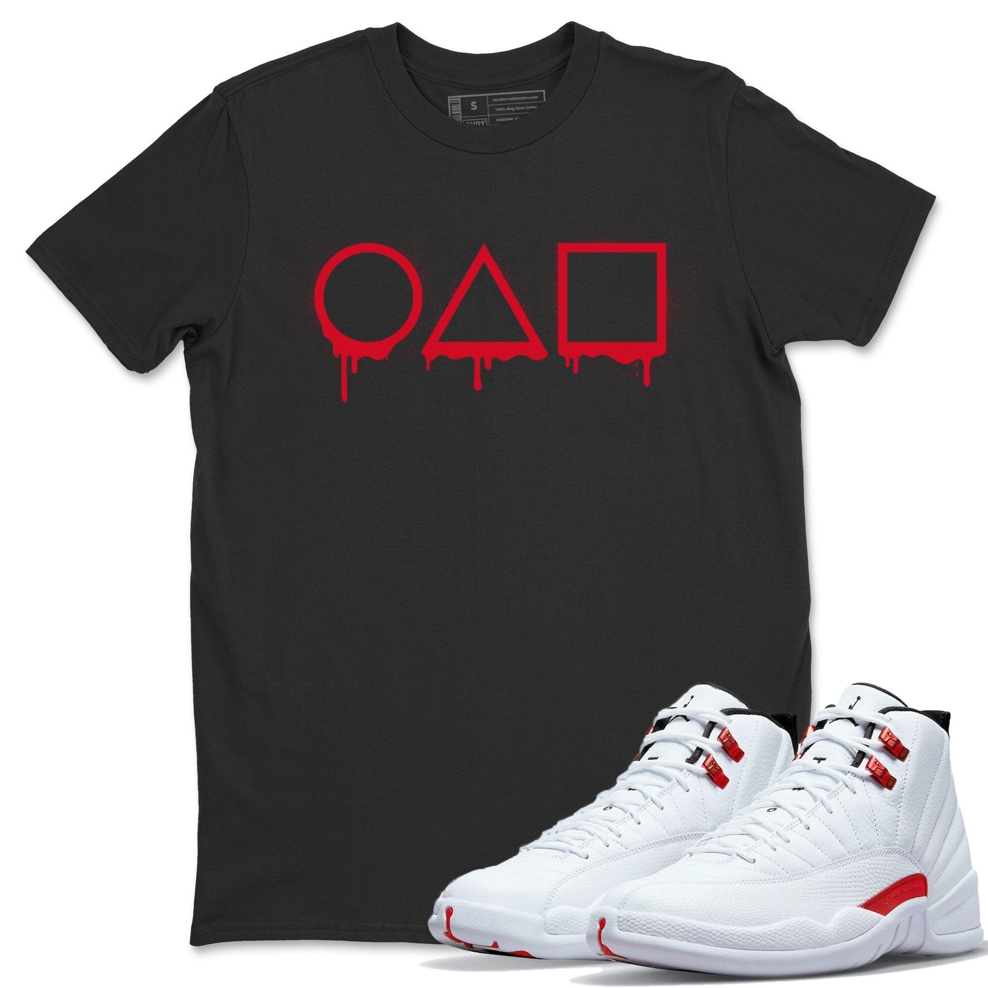 Jordan 12 Twist Shirt To Match Jordans Squid game Sneaker Tees Jordan 12 Twist Drip Gear Zone Sneaker Matching Clothing Unisex Shirts