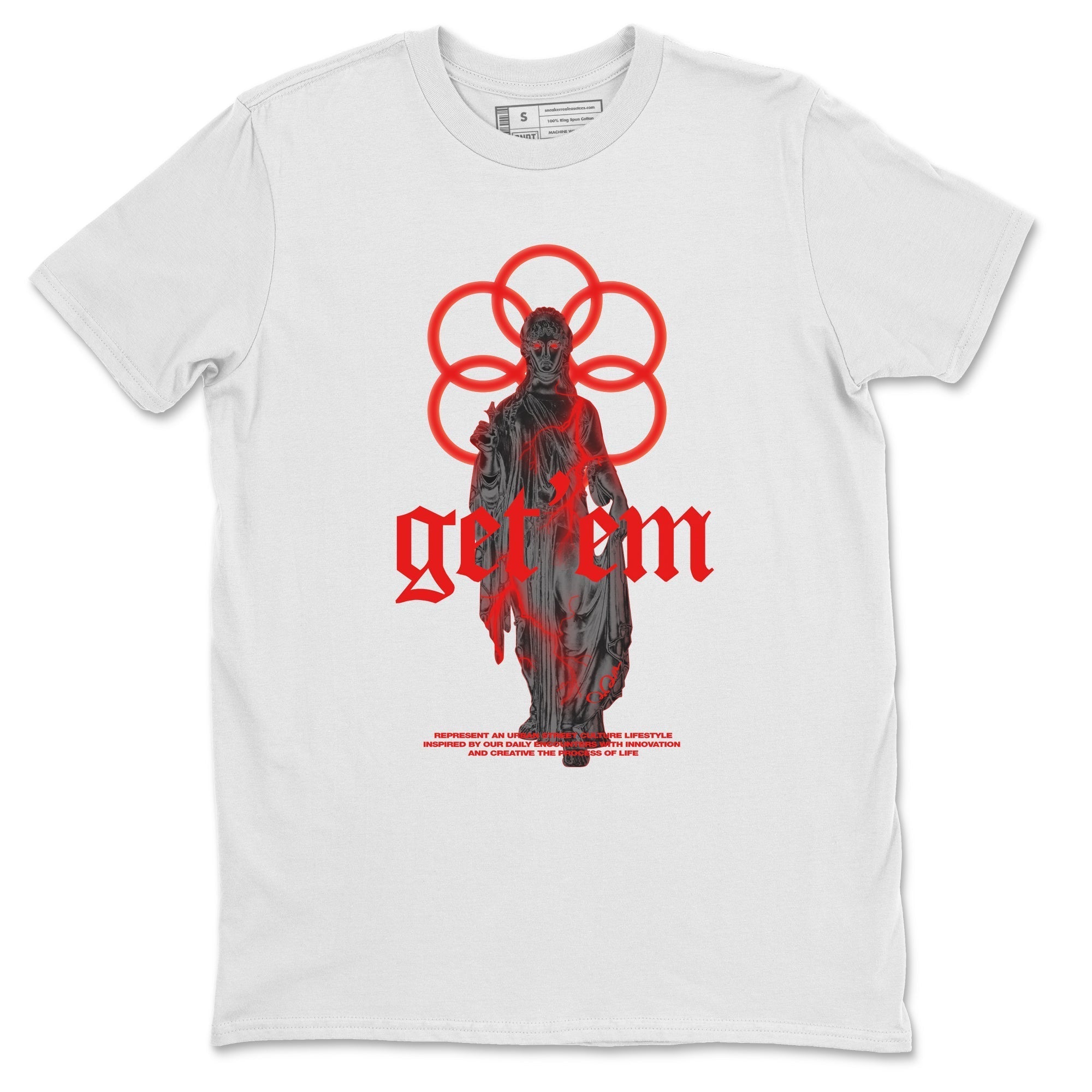 Air Jordan 6 Toro Bravo Sneaker Match Tees Statue Woman Sneaker Tees 3D Graphic Design Shirts AJ6 Toro Bravo Drip Gear Zone Unisex Shirts White 2
