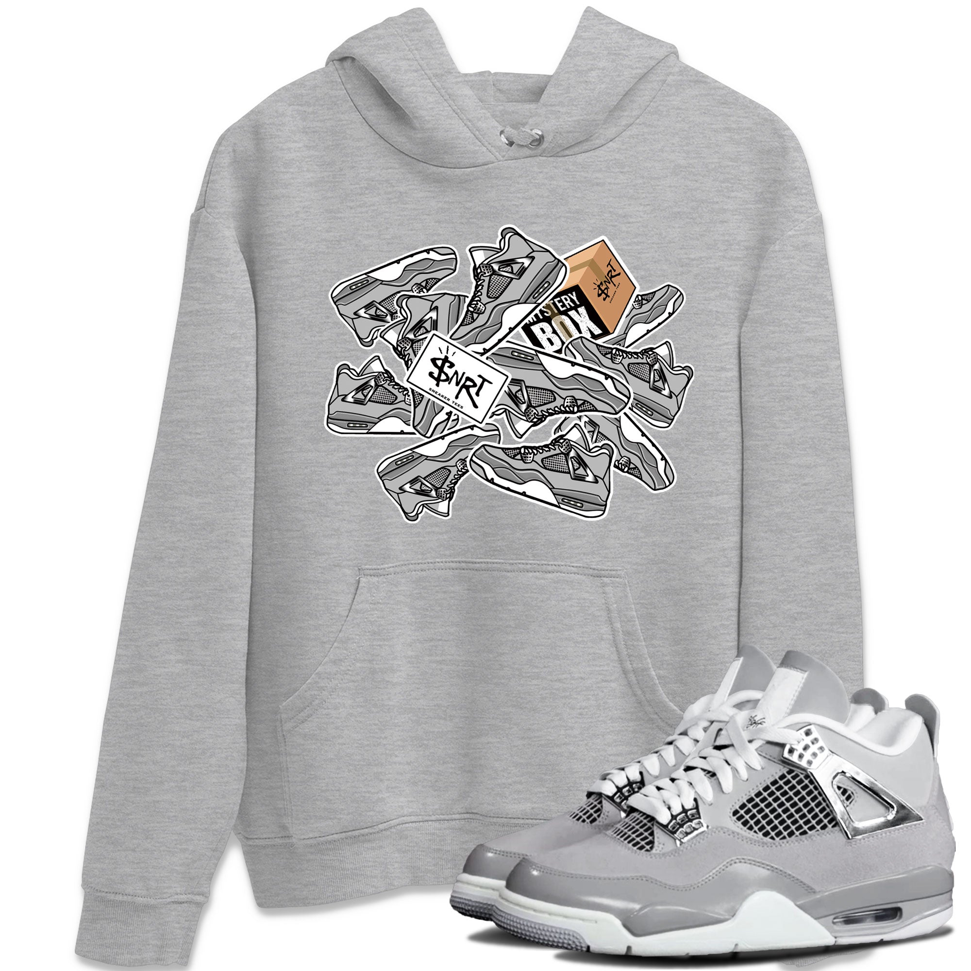 Air Jordan 4 Retro Frozen Moments shirt to match jordans Sticker Pack Streetwear Sneaker Shirt AJ4 Frozen Moments Drip Gear Zone Sneaker Matching Clothing Unisex Heather Grey 1 T-Shirt
