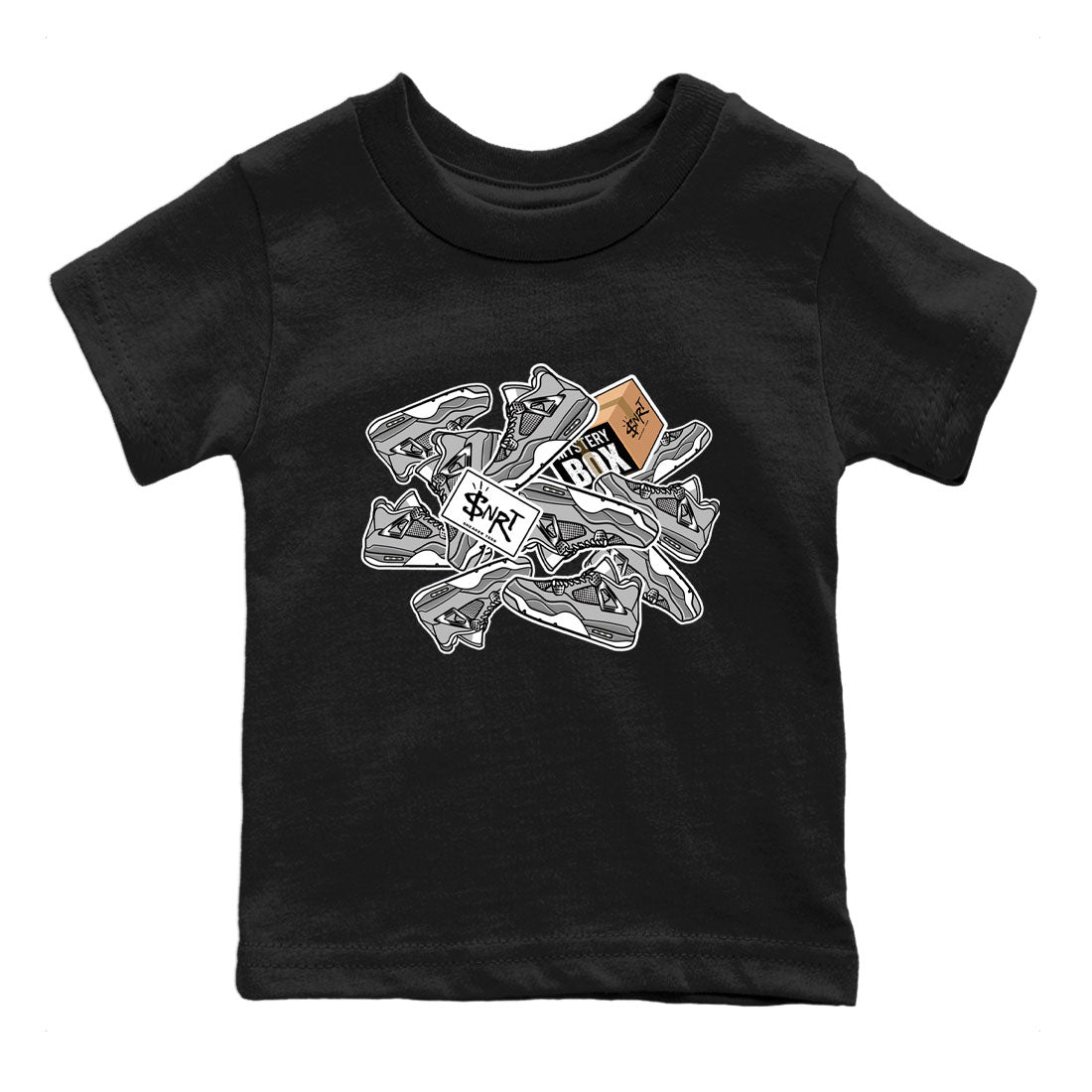 Air Jordan 4 Retro Frozen Moments shirt to match jordans Sticker Pack Streetwear Sneaker Shirt AJ4 Frozen Moments Drip Gear Zone Sneaker Matching Clothing Baby Toddler Black 2 T-Shirt