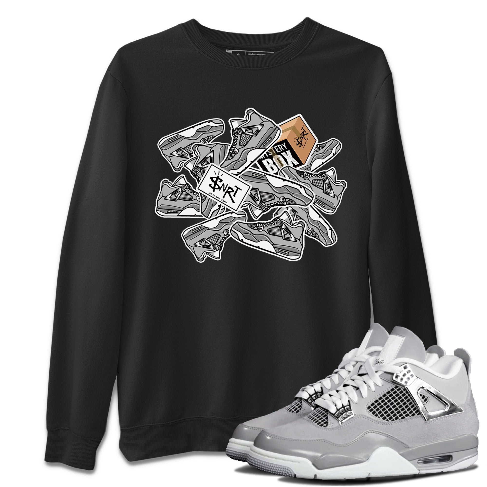 Air Jordan 4 Retro Frozen Moments shirt to match jordans Sticker Pack Streetwear Sneaker Shirt AJ4 Frozen Moments Drip Gear Zone Sneaker Matching Clothing Unisex Black 1 T-Shirt