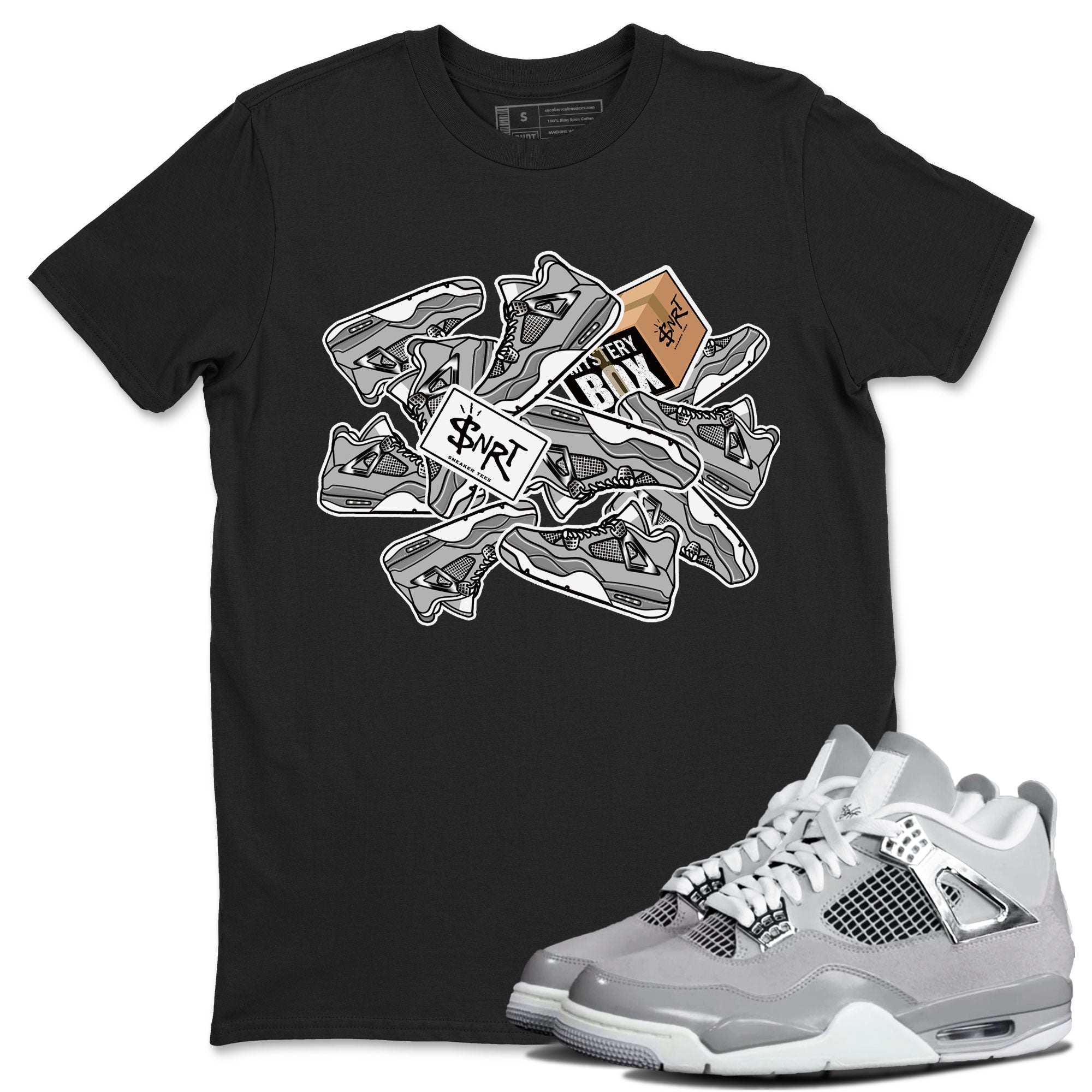 Air Jordan 4 Retro Frozen Moments shirt to match jordans Sticker Pack Streetwear Sneaker Shirt AJ4 Frozen Moments Drip Gear Zone Sneaker Matching Clothing Unisex Black 1 T-Shirt
