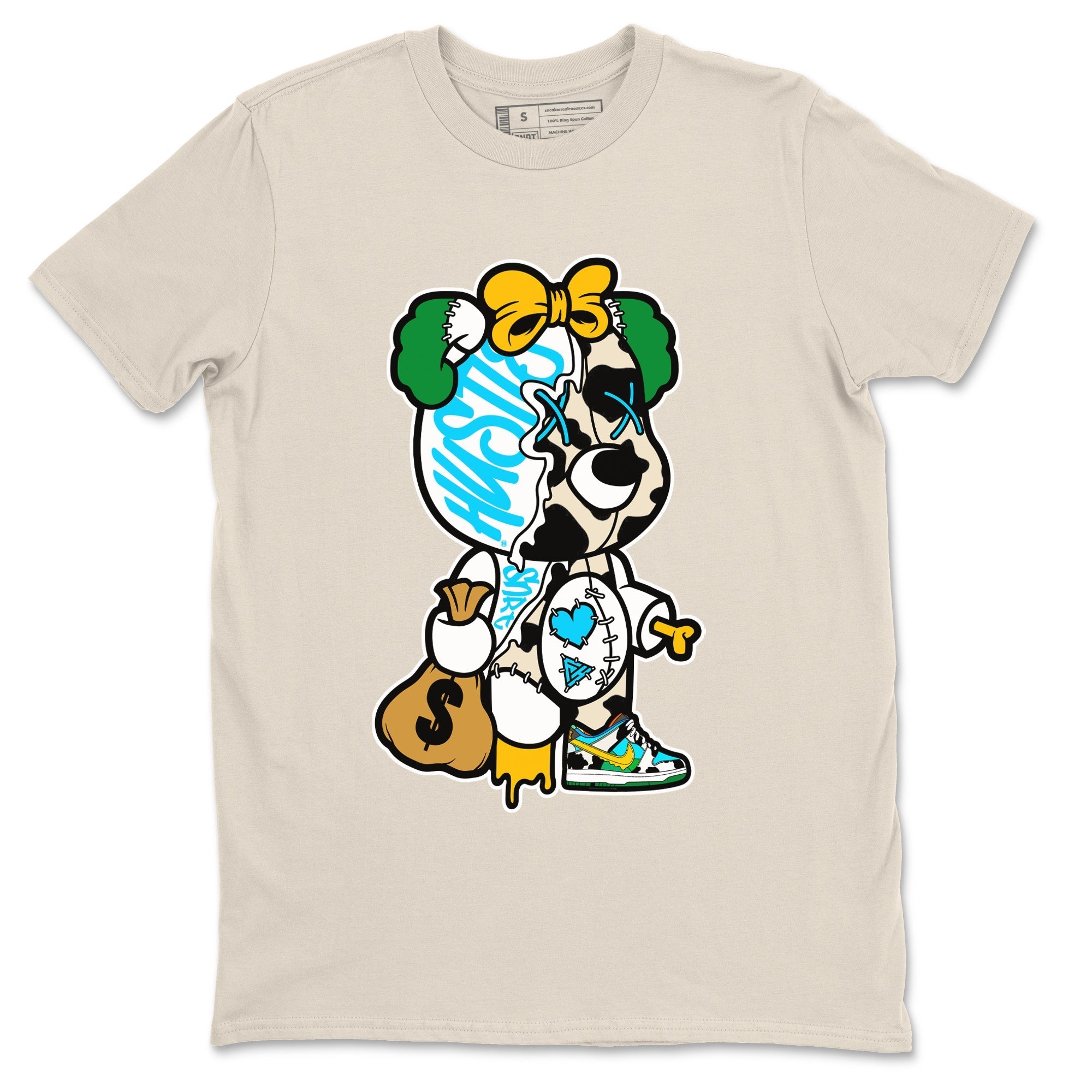 Dunk Chunky Dunky Tee Stitched Hustle Bear Streetwear Sneaker Shirt Dunk Chunky Dunky Sneaker Release Tees Unisex Shirts Natural 2