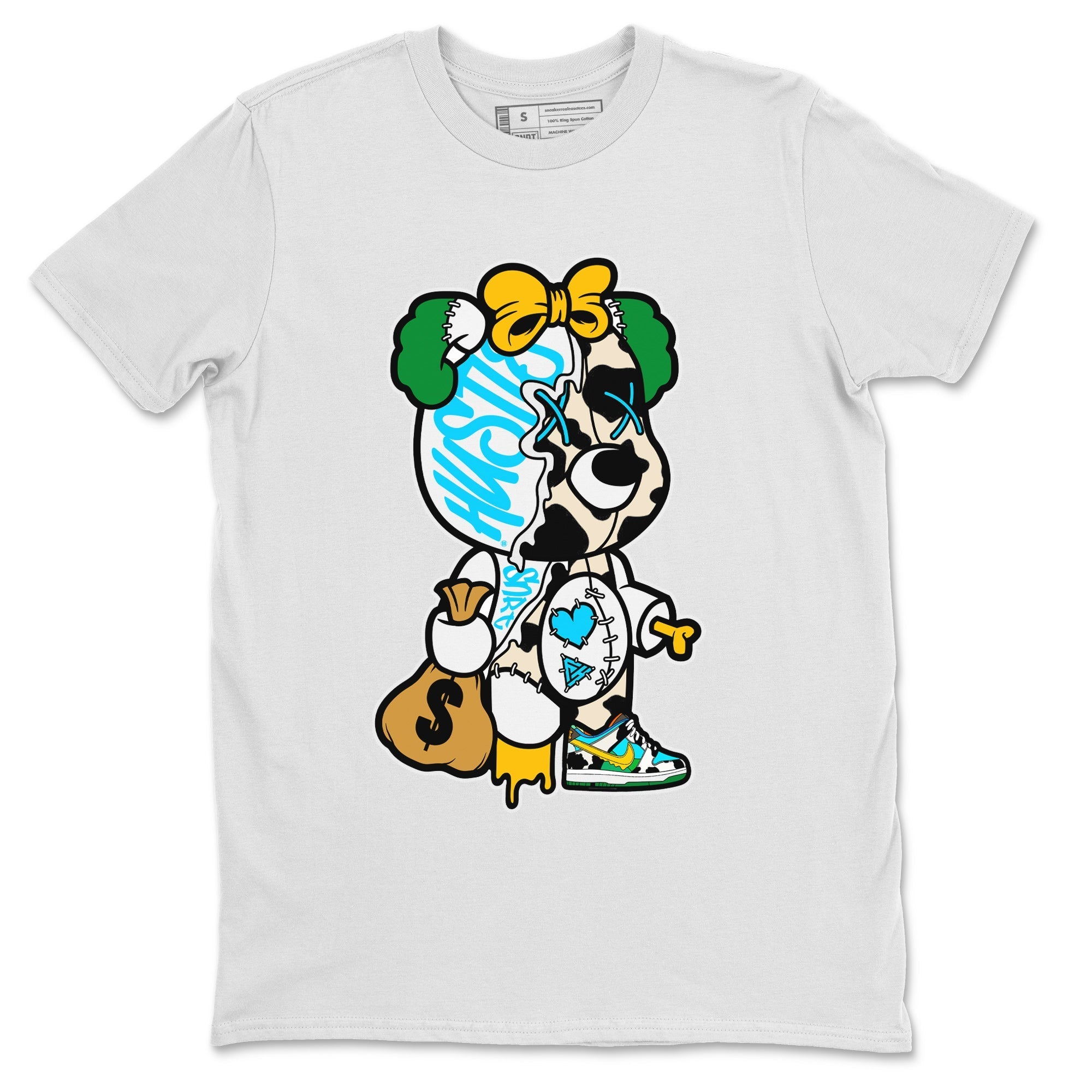 Dunk Chunky Dunky Tee Stitched Hustle Bear Streetwear Sneaker Shirt Dunk Chunky Dunky Sneaker Release Tees Unisex Shirts White 2