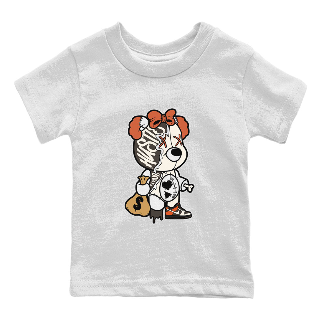 Nike Dunk Low Red Panda shirt to match jordans Stitched Hustle Bear sneaker tees Dunk Red Panda Drip Gear Zone Sneaker T-Shirts Youth and Baby White 2 T-Shirt