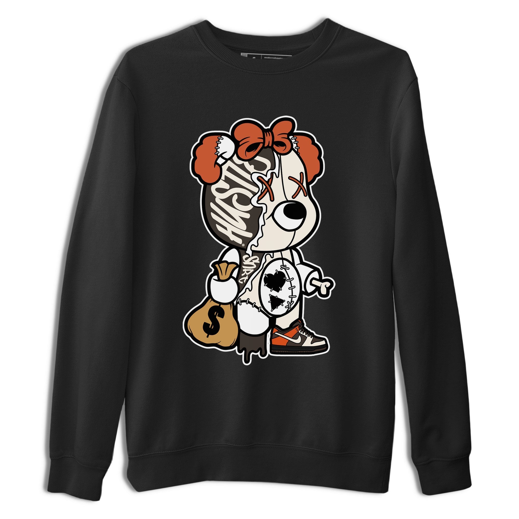 Nike Dunk Low Red Panda shirt to match jordans Stitched Hustle Bear sneaker tees Dunk Red Panda Drip Gear Zone Unisex Crew Neck Tee Black 2 T-Shirt