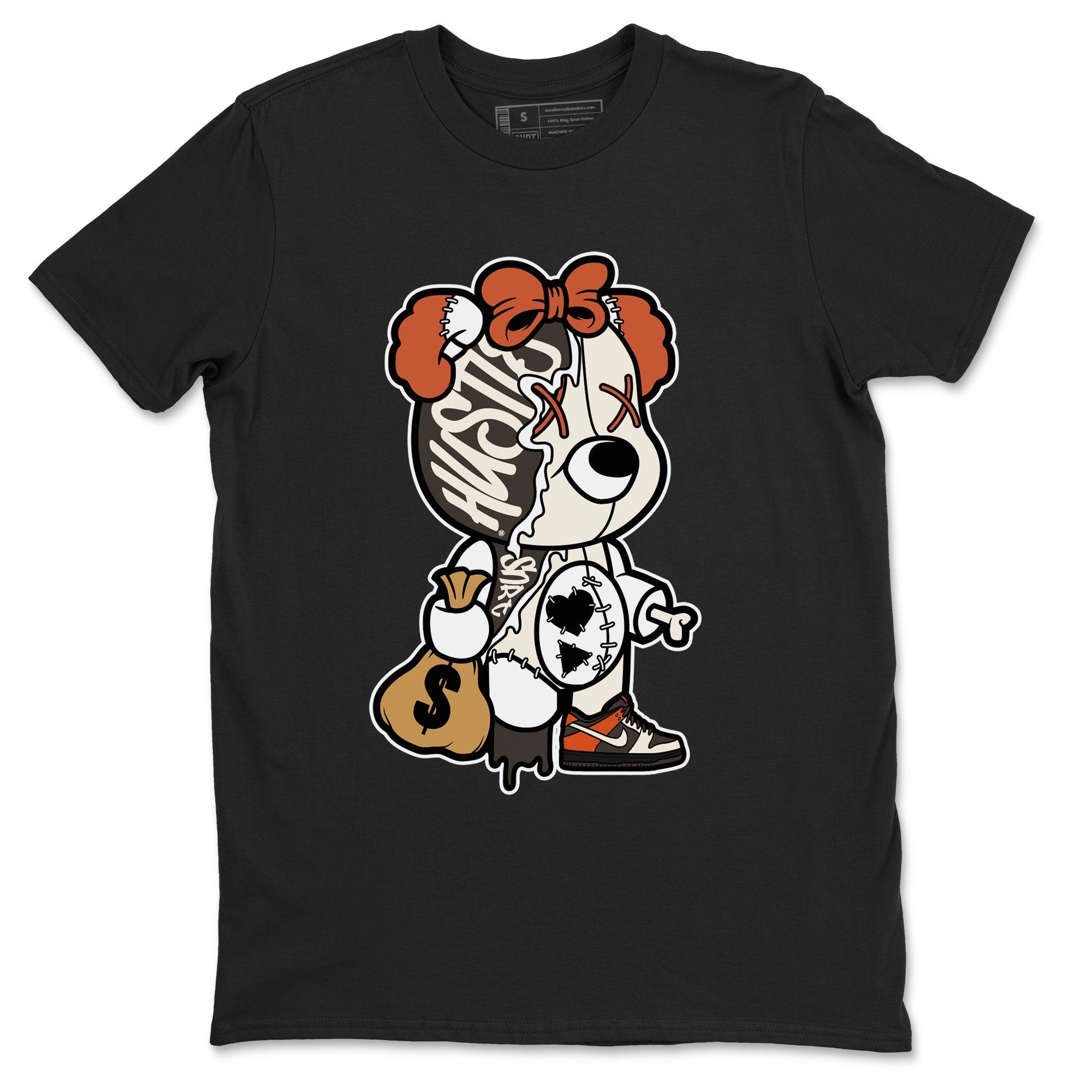 Nike Dunk Low Red Panda shirt to match jordans Stitched Hustle Bear sneaker tees Dunk Red Panda Drip Gear Zone Unisex Crew Neck Tee Black 2 T-Shirt