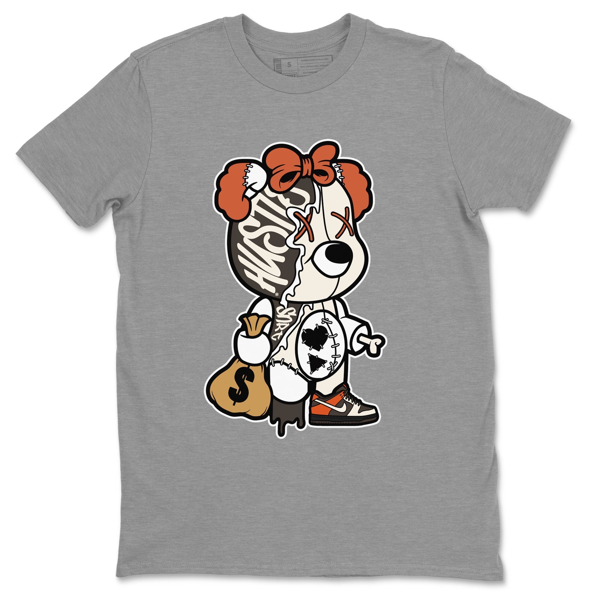 Nike Dunk Low Red Panda shirt to match jordans Stitched Hustle Bear sneaker tees Dunk Red Panda Drip Gear Zone Unisex Crew Neck Tee Heather Grey 2 T-Shirt