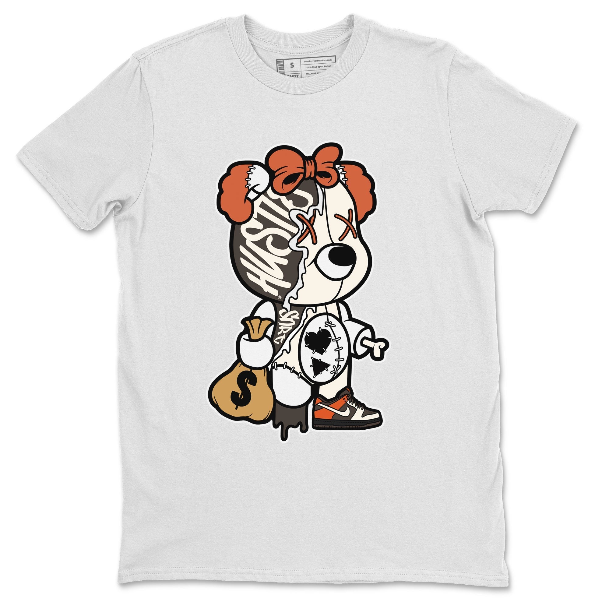 Nike Dunk Low Red Panda shirt to match jordans Stitched Hustle Bear sneaker tees Dunk Red Panda Drip Gear Zone Unisex Crew Neck Tee White 2 T-Shirt
