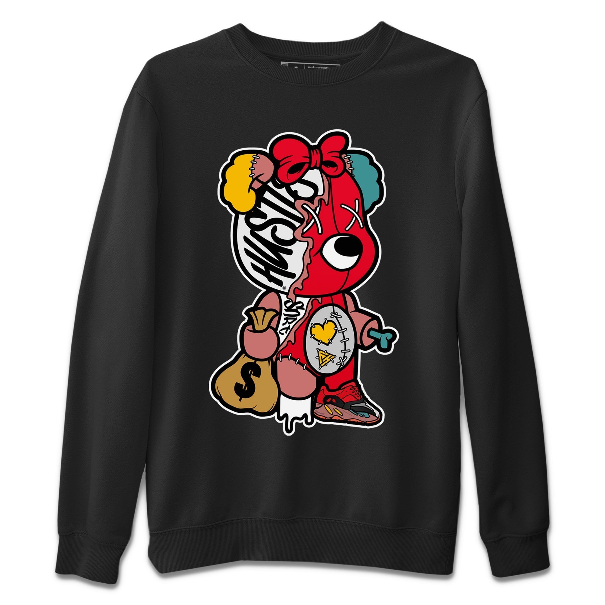 Yeezy 700 Hi-Res Red Shirt To Match Jordans Stitched Hustle Bear Sneaker Tees Yeezy 700 Hi-Res Red Drip Gear Zone Sneaker Matching Clothing Unisex Shirts